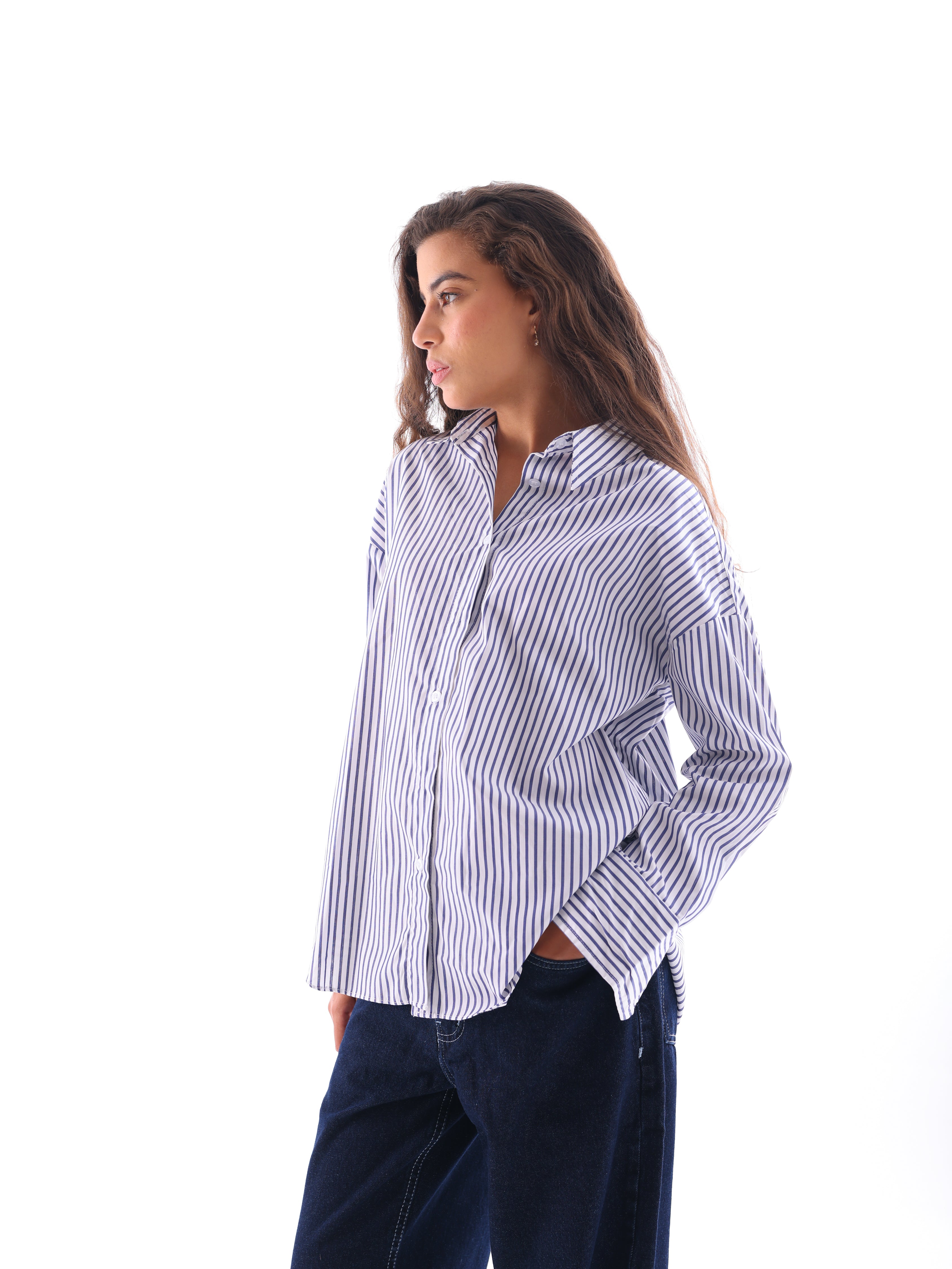 Poplin Striped Shirt