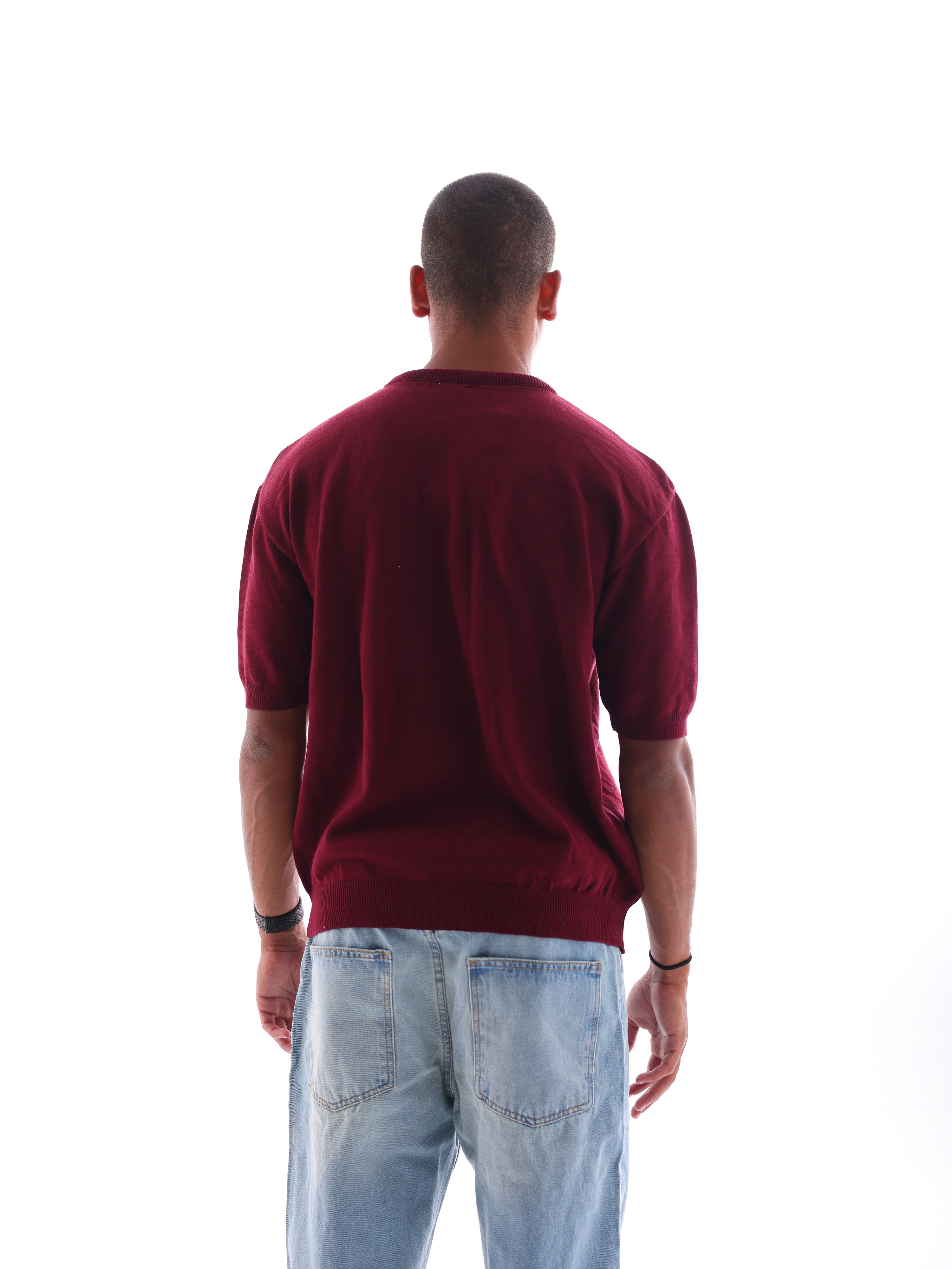 Hunger Built Me Round Knitted T-Shirt