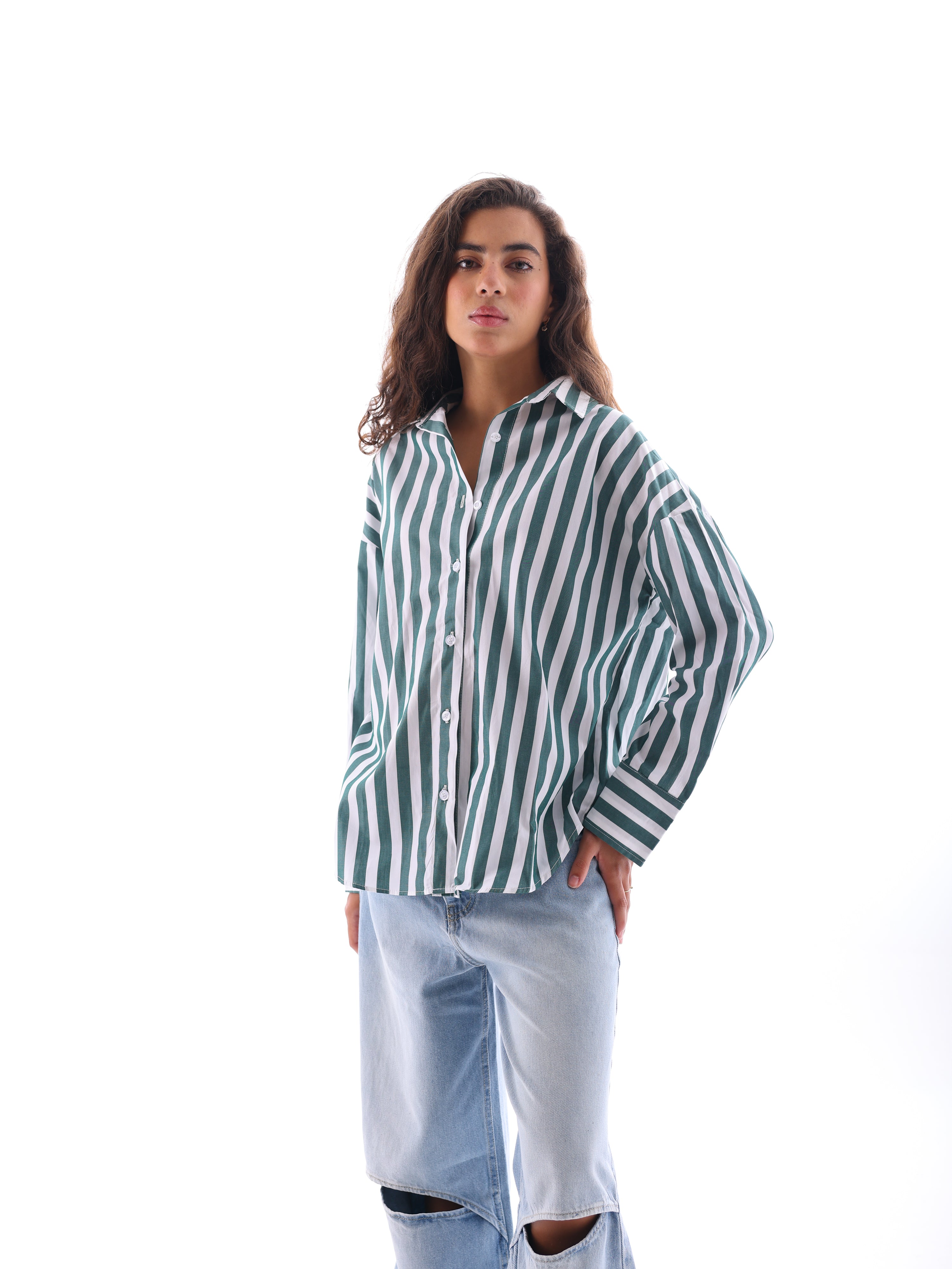 Poplin Striped Shirt