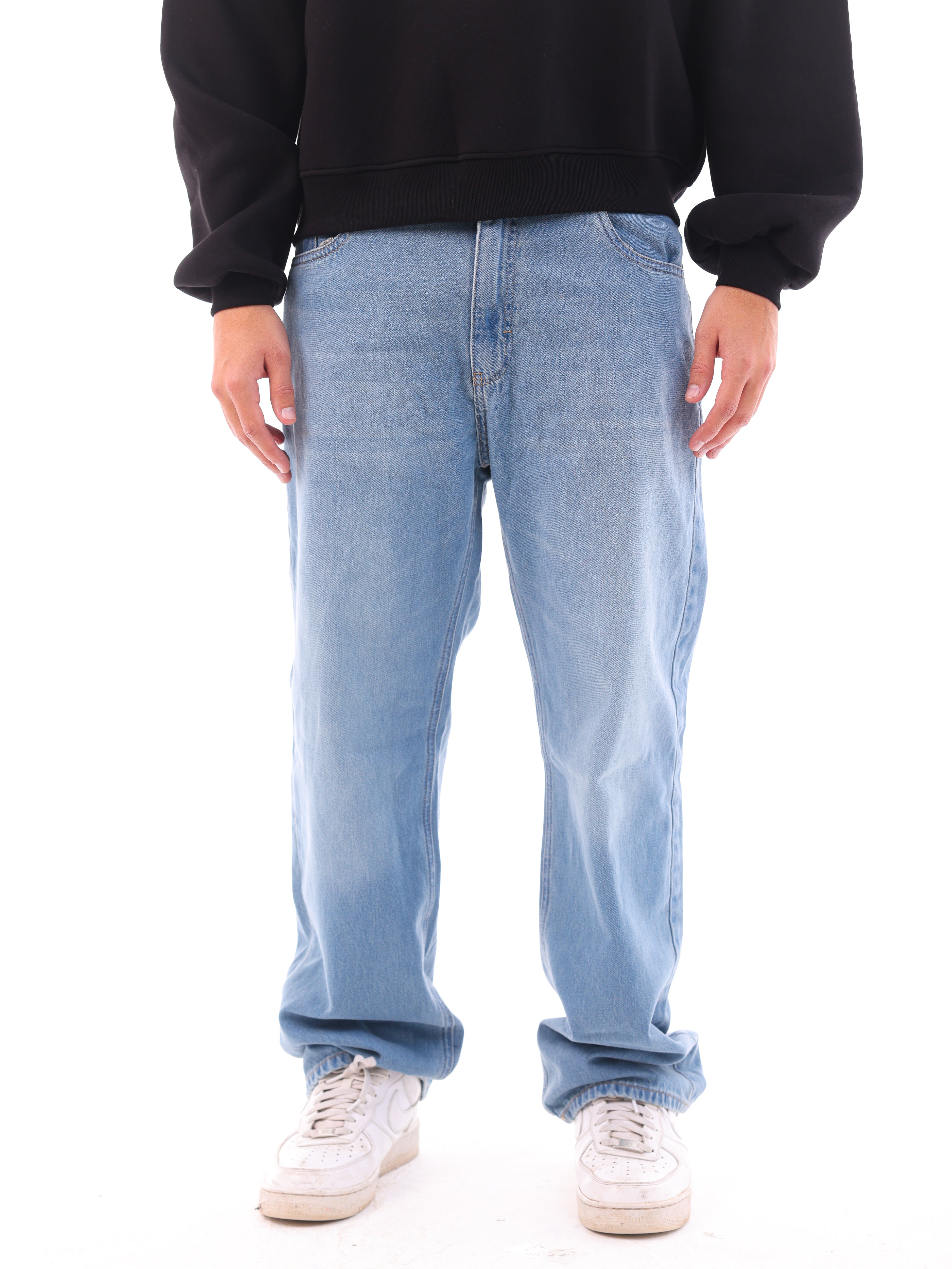 Washed Baggy Denim