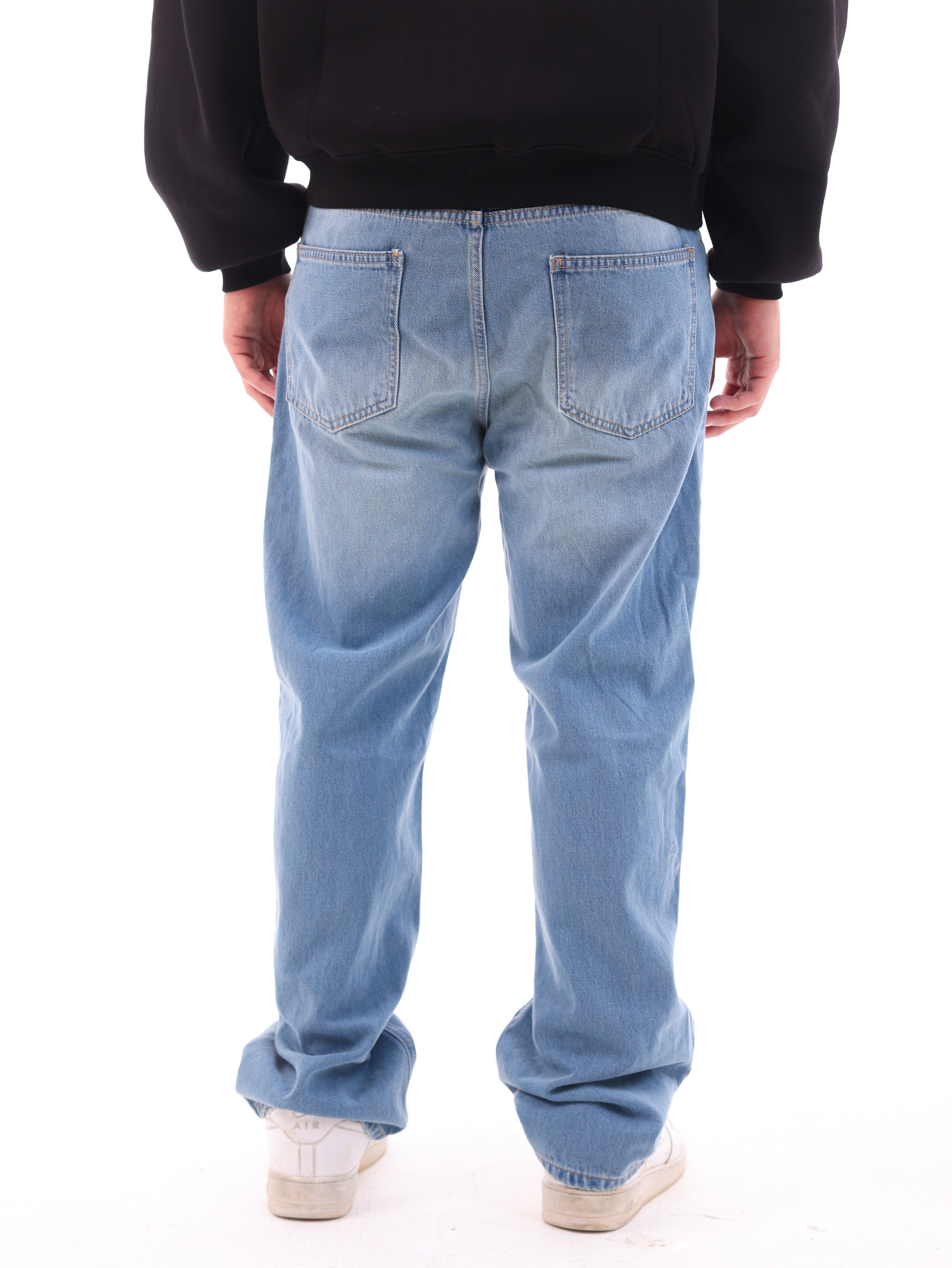 Washed Baggy Denim