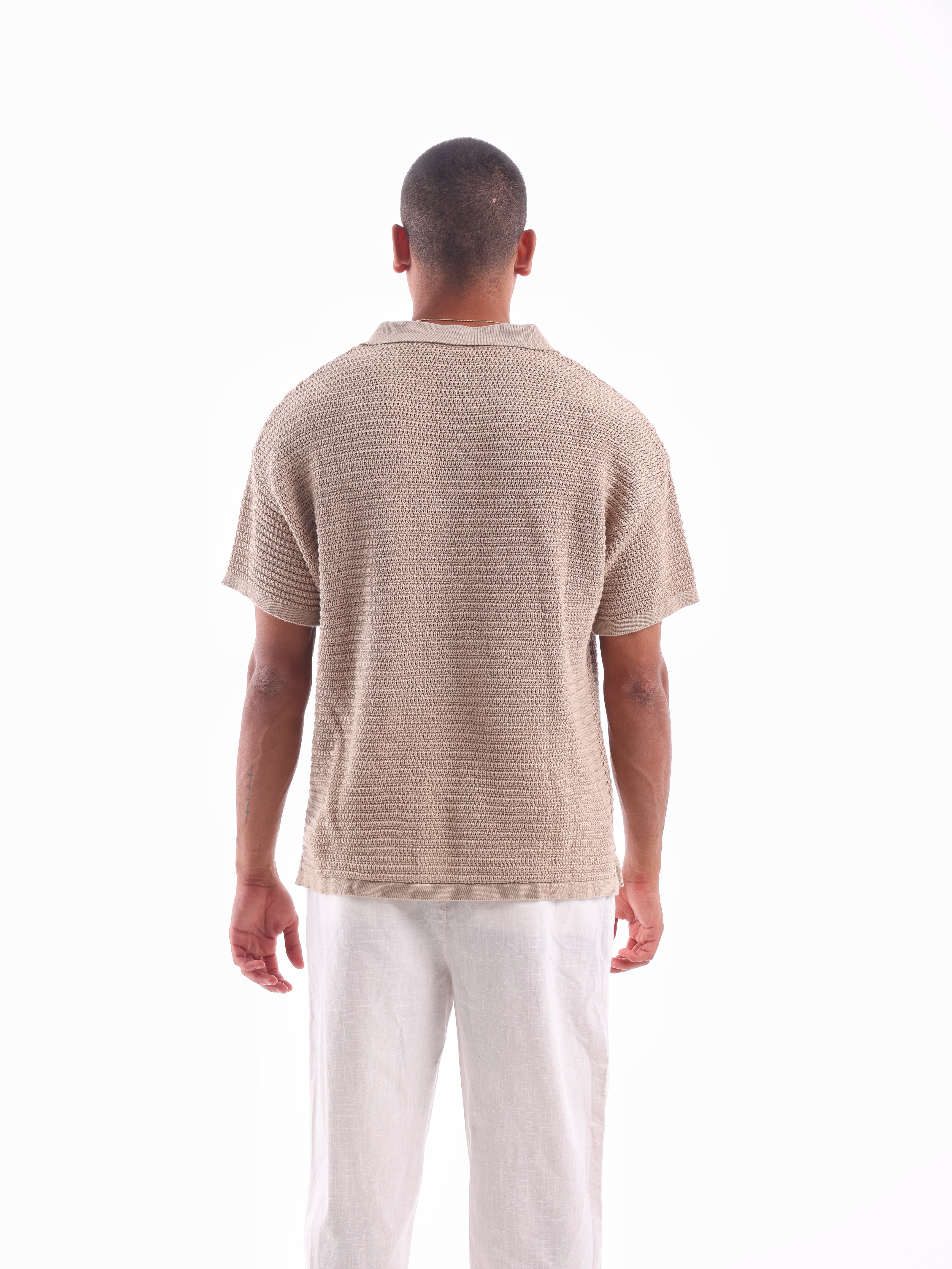 Knitted Men's Polo