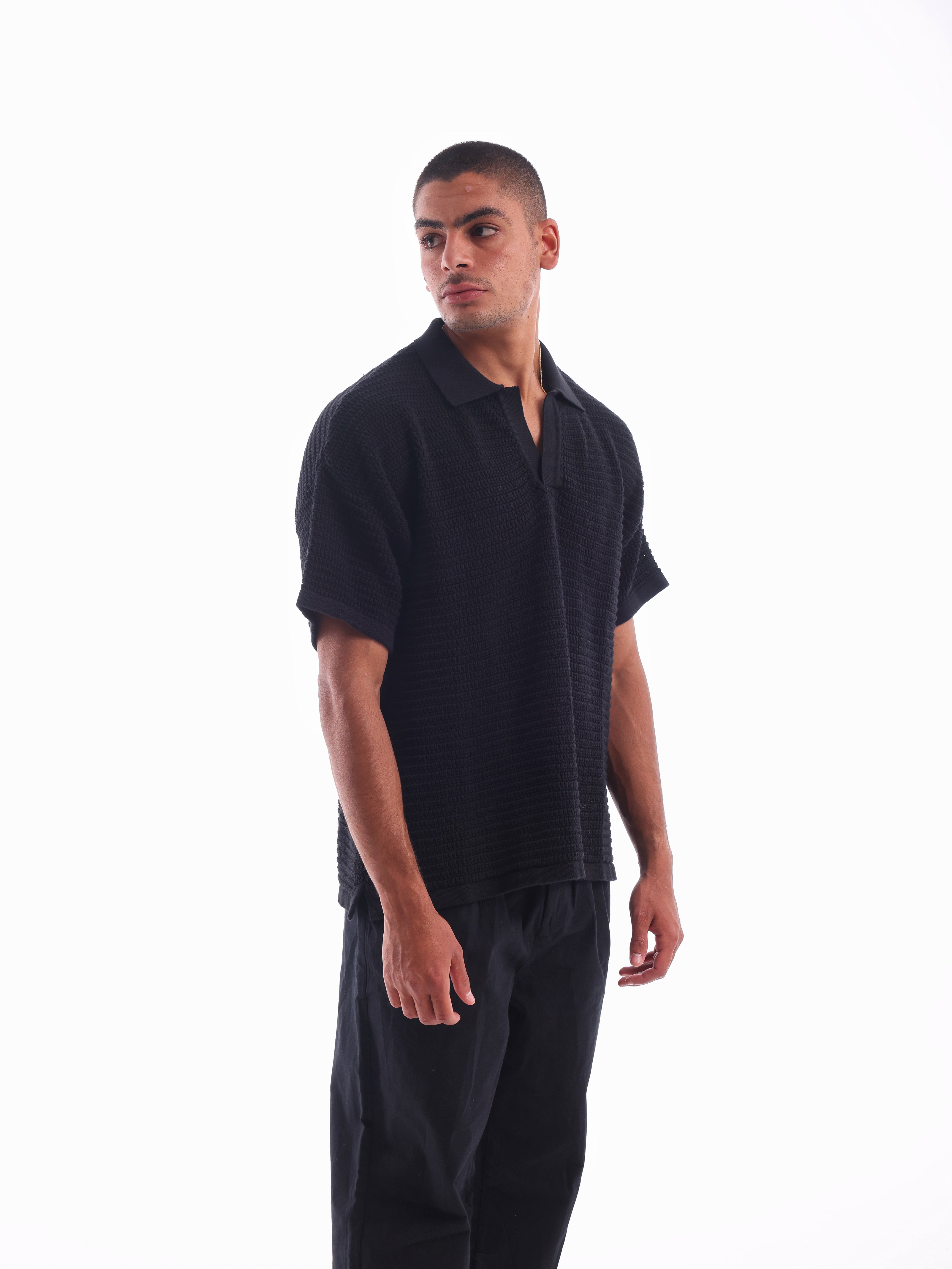 Knitted Men's Polo