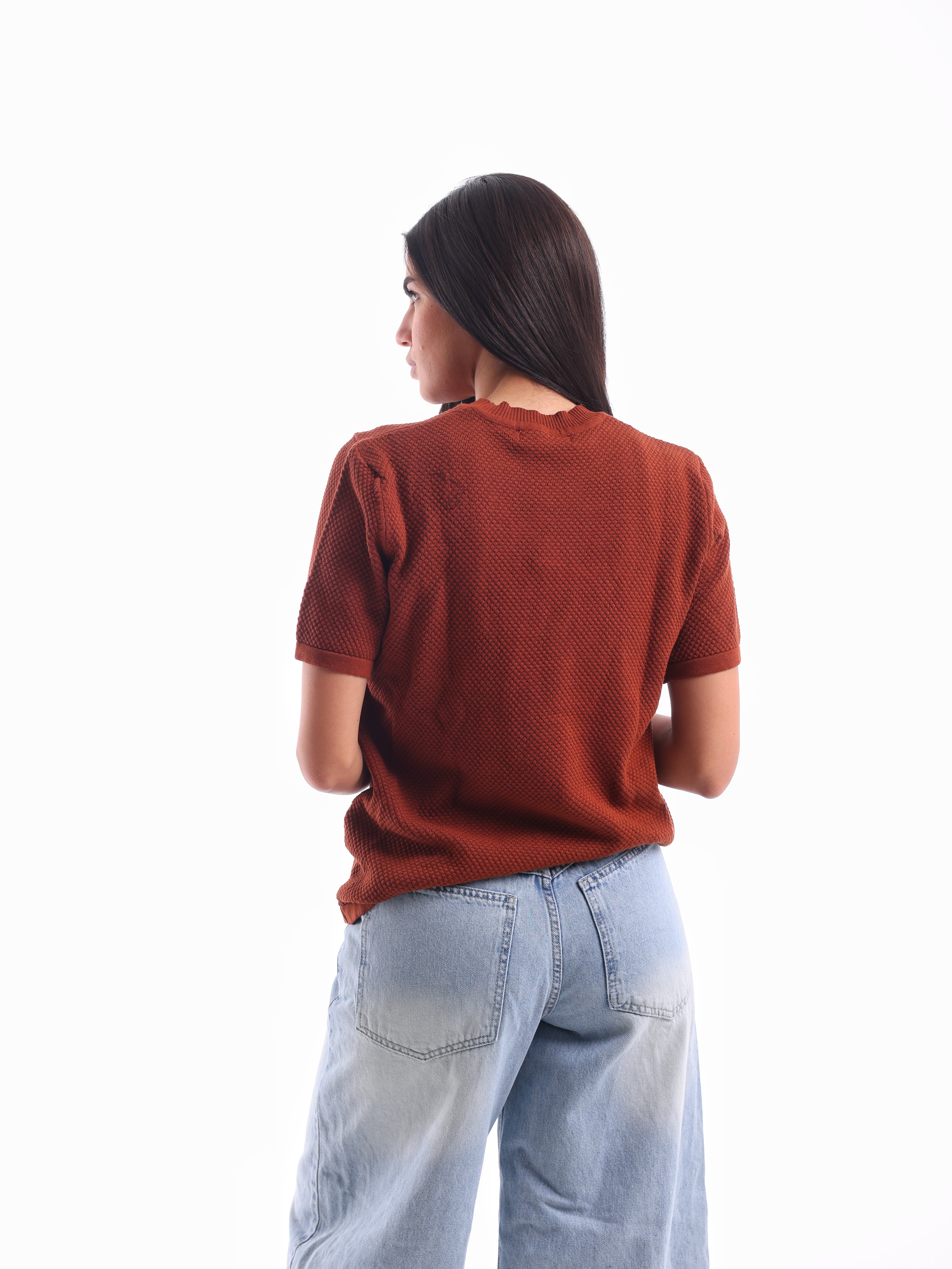 Popcorn Round Neck T-Shirt