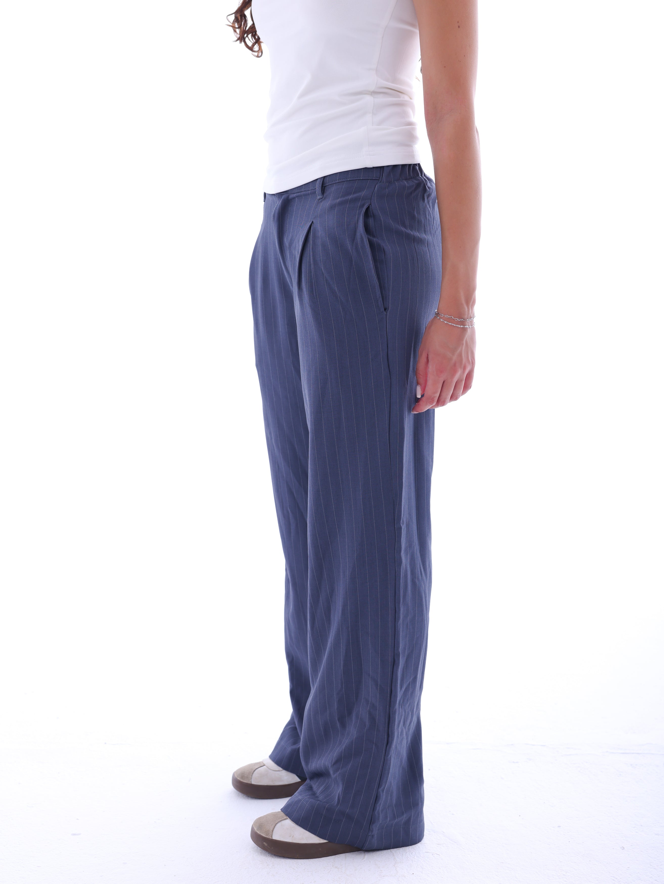 Pinstriped Pants