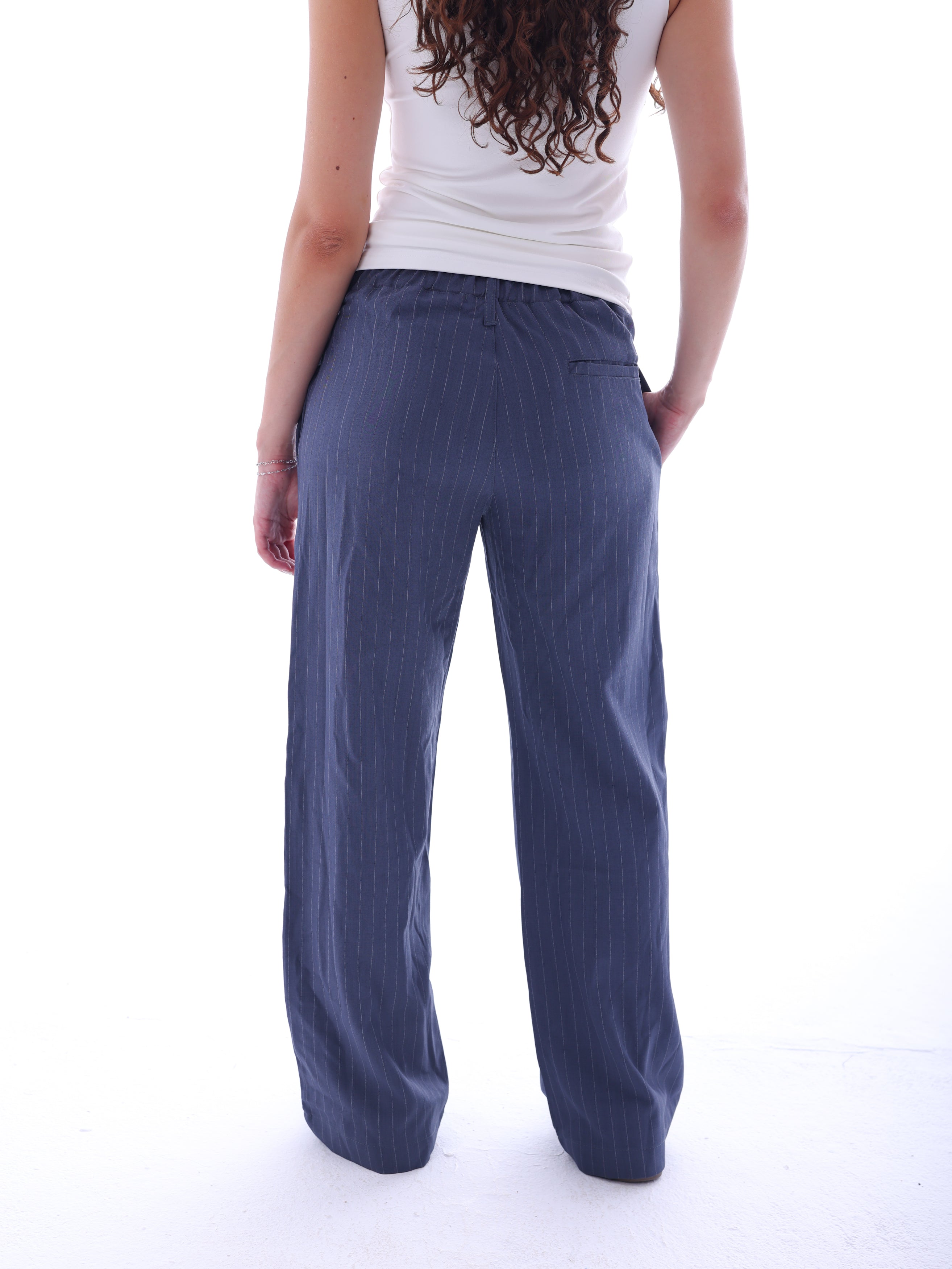 Pinstriped Pants