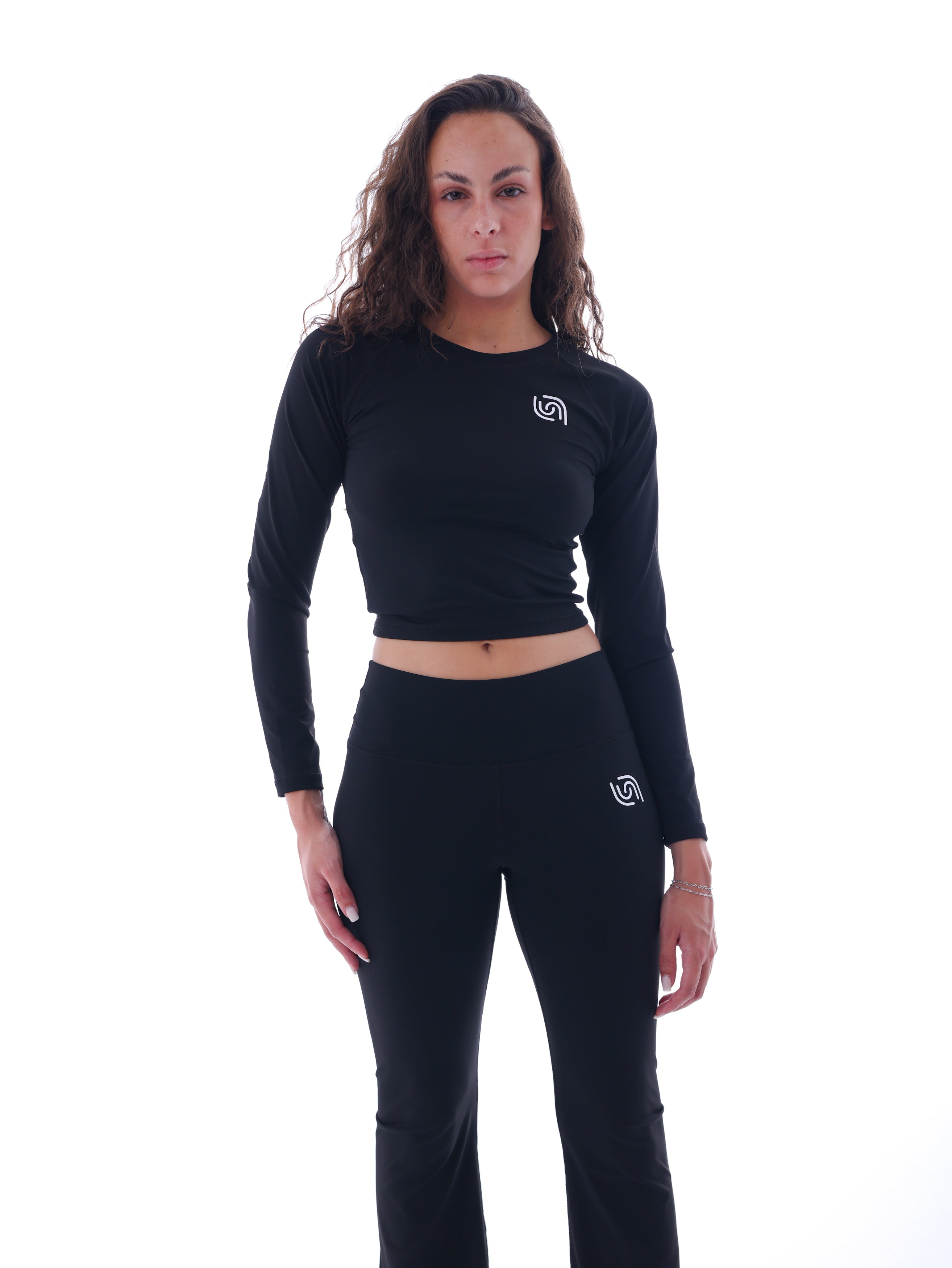 Essential Long-Sleeve Crop Top