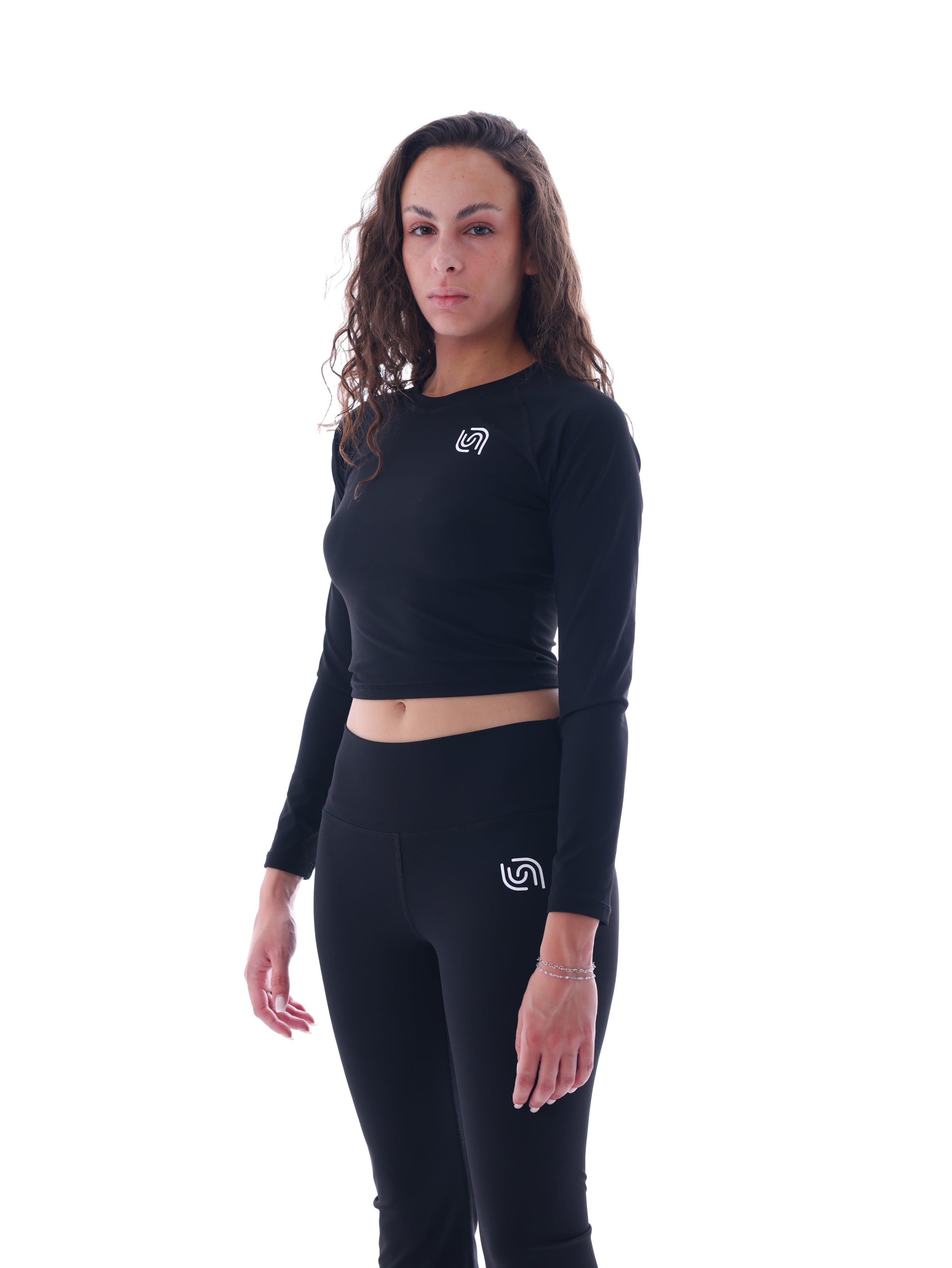 Essential Long-Sleeve Crop Top
