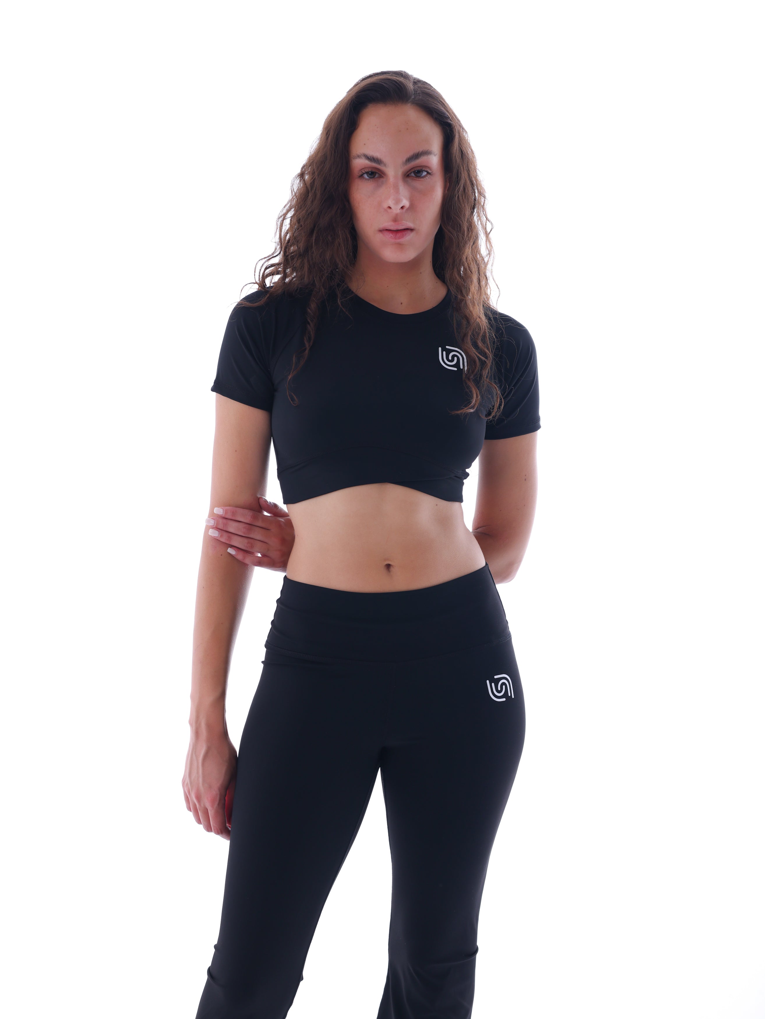 Essential Short-Sleeve Crop Top