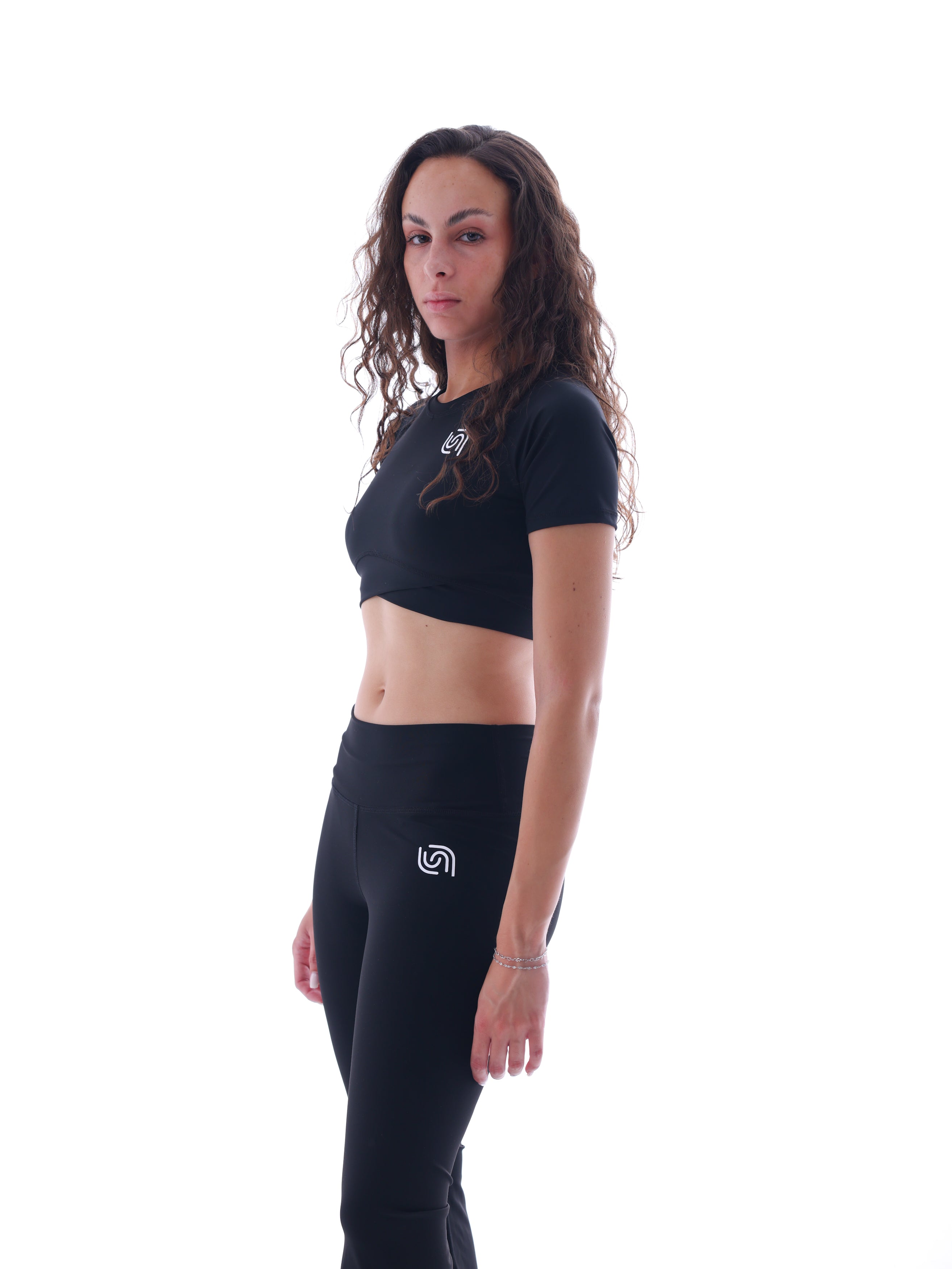 Essential Short-Sleeve Crop Top