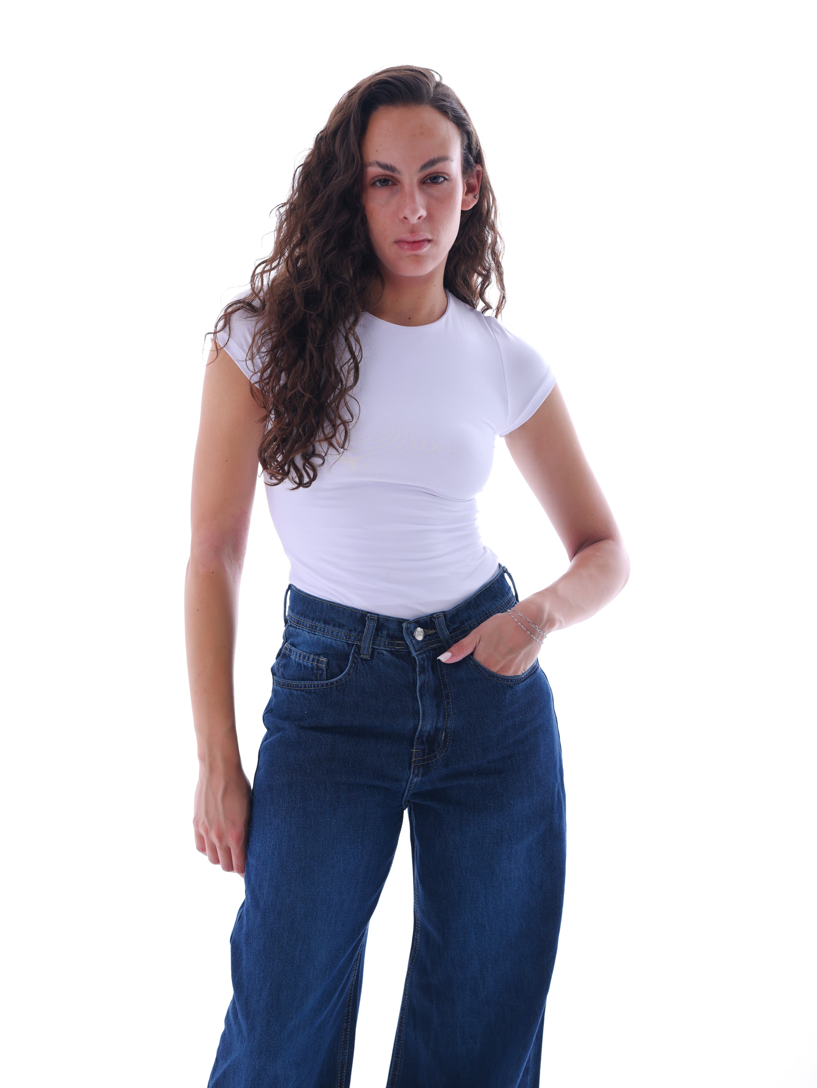 Boat Neck Short-Sleeve Bodysuit