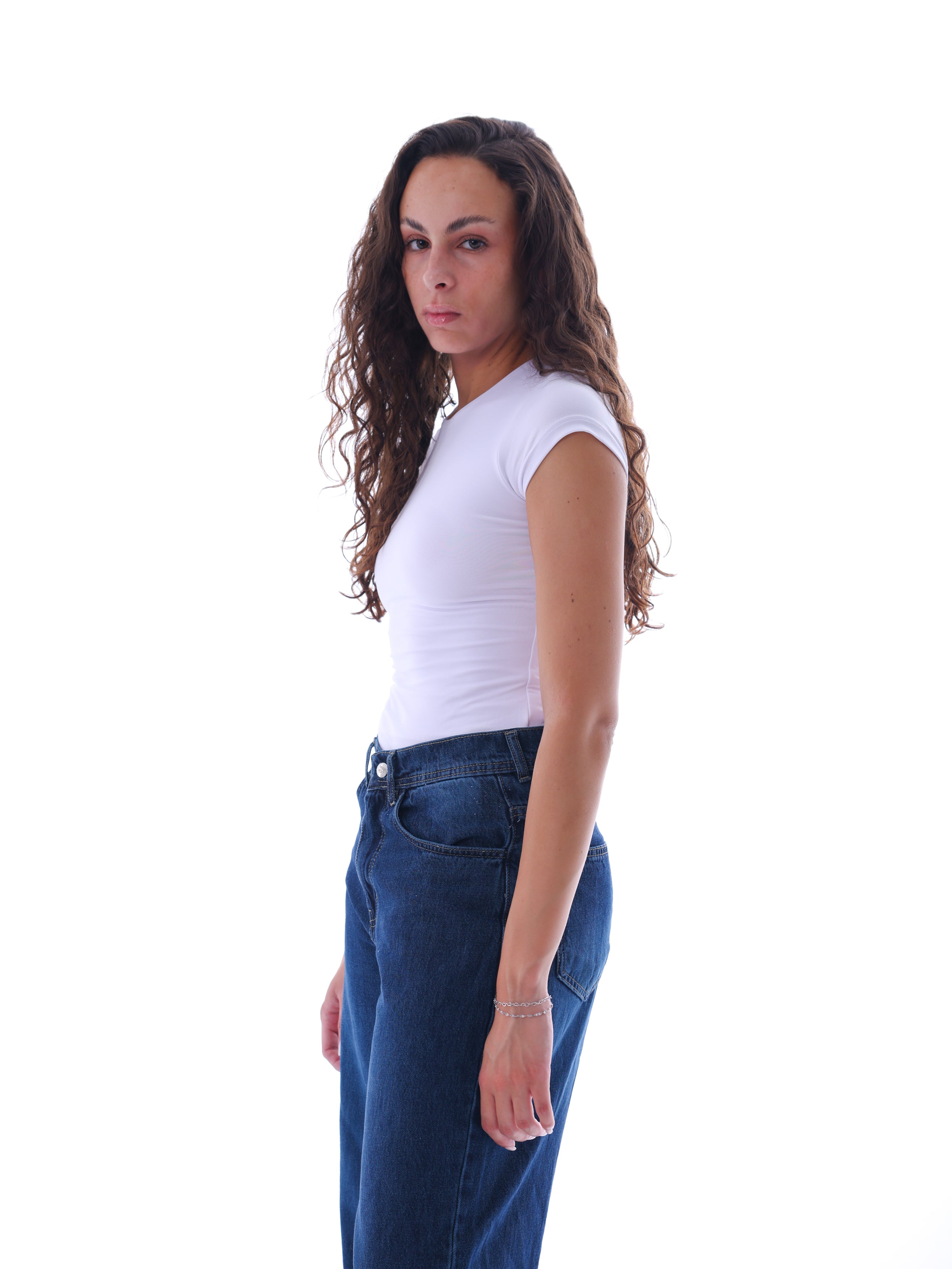 Boat Neck Short-Sleeve Bodysuit