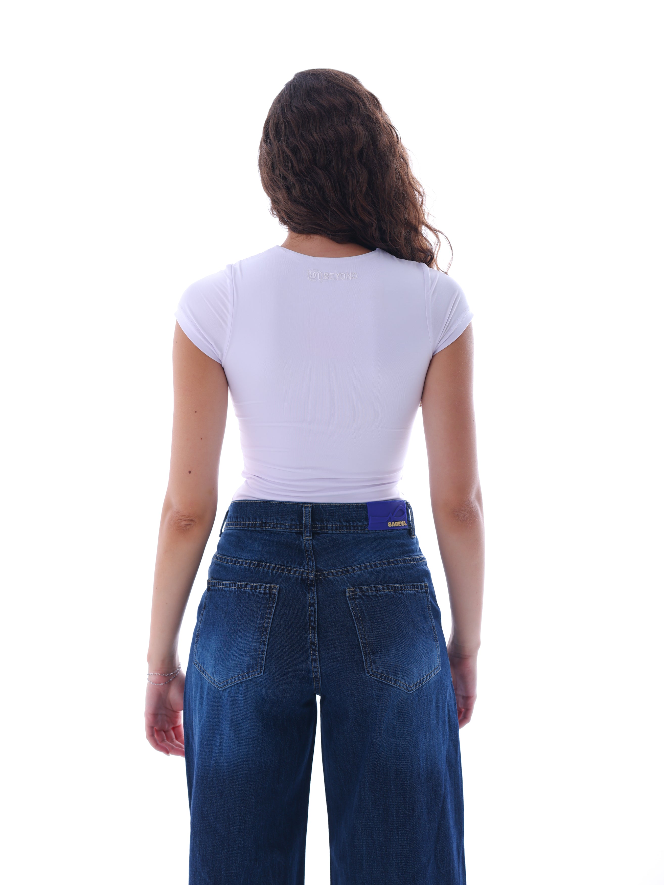 Boat Neck Short-Sleeve Bodysuit