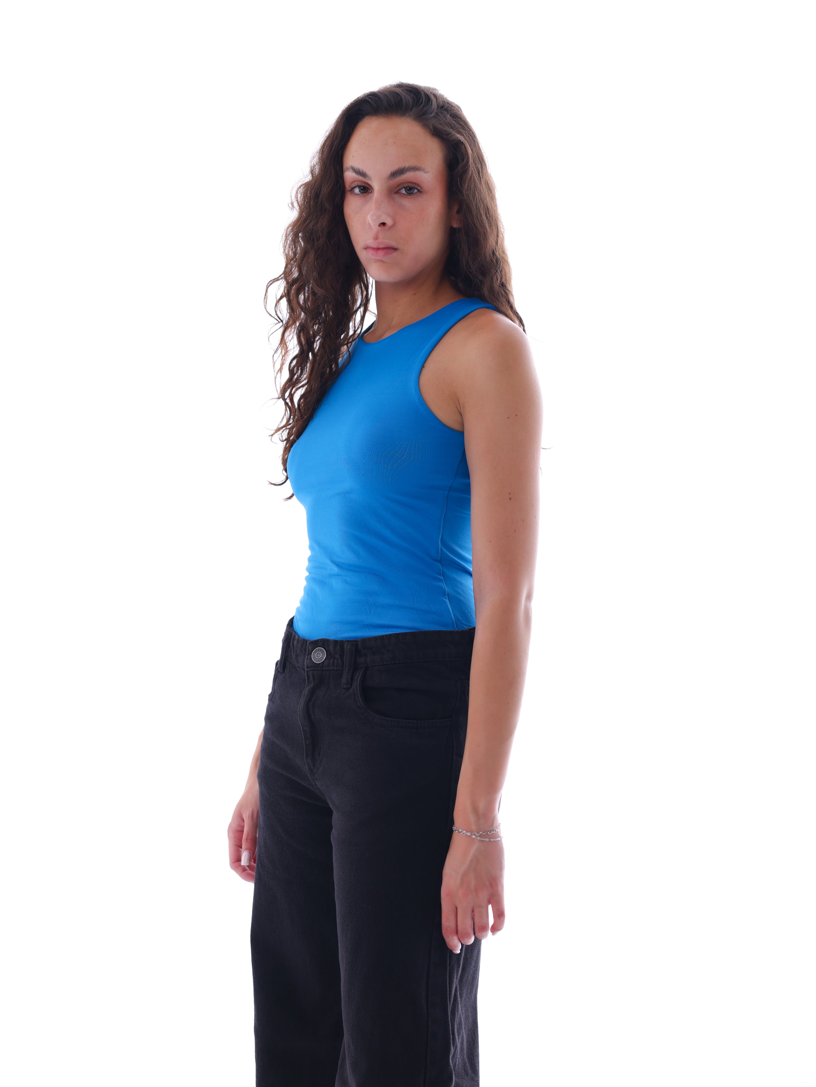 Boat Neck Sleevless Bodysuit