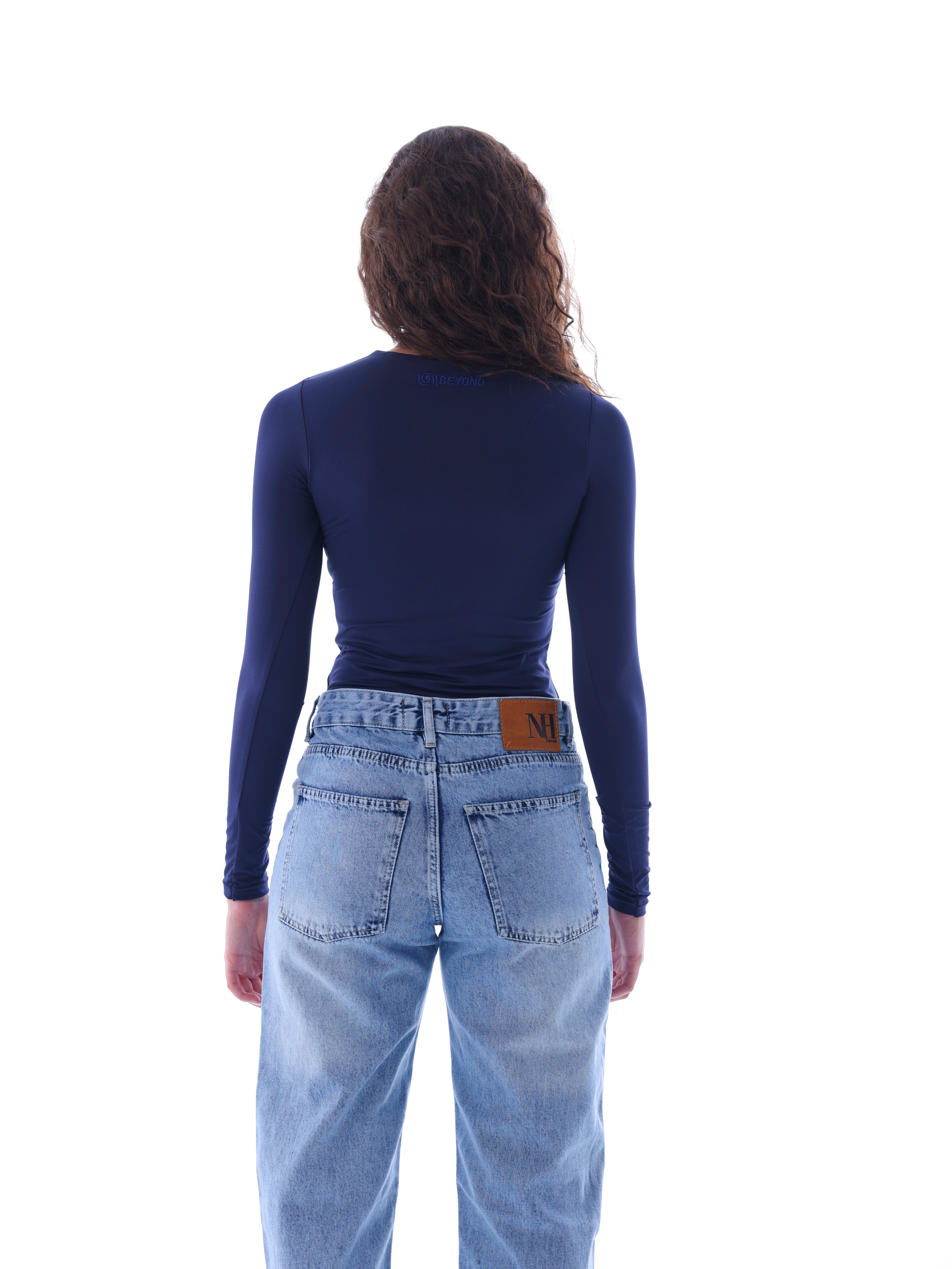 Boat Neck Long-Sleeve Bodysuit