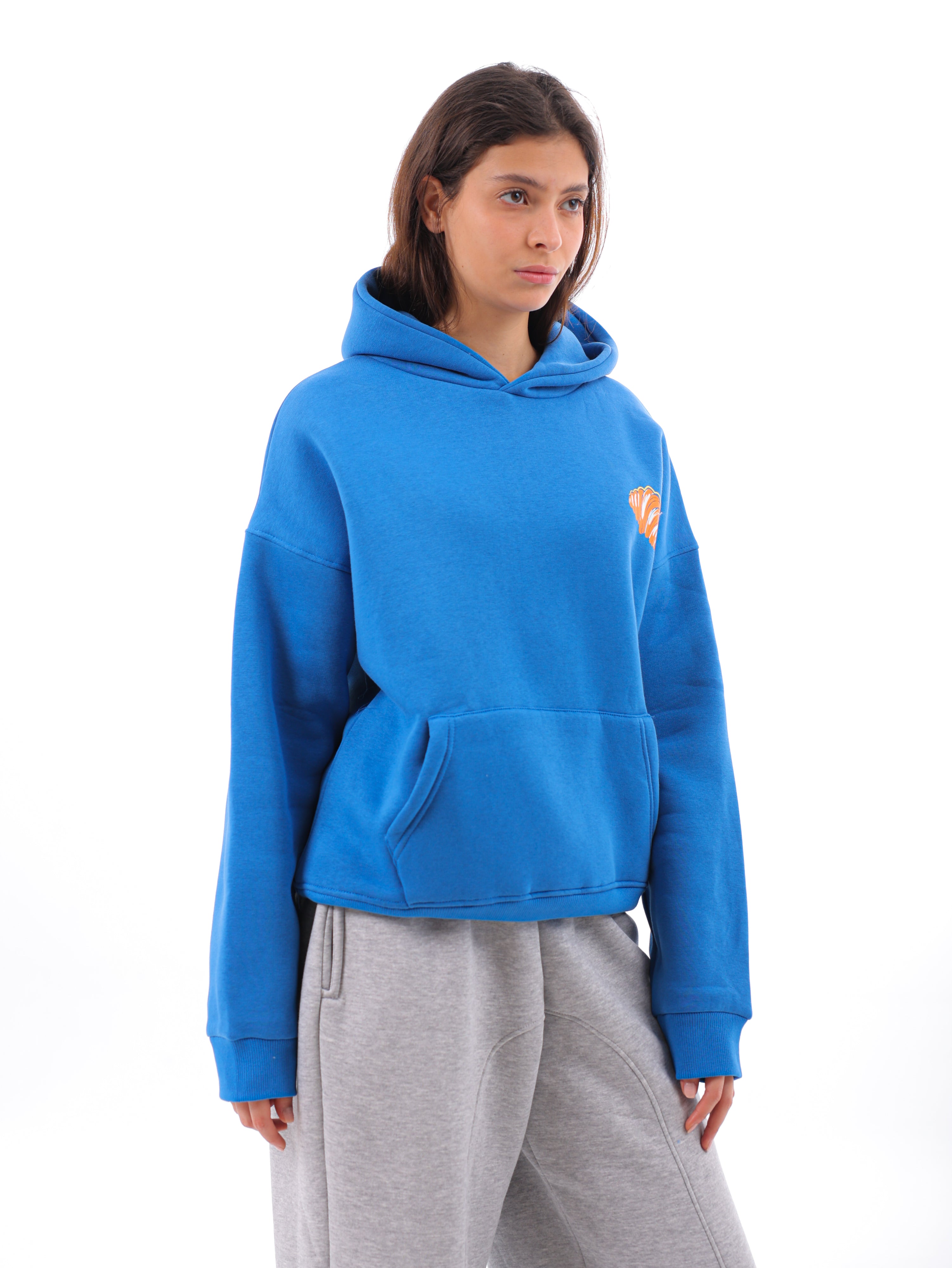 Bite Me Boxy Printed Hoodie