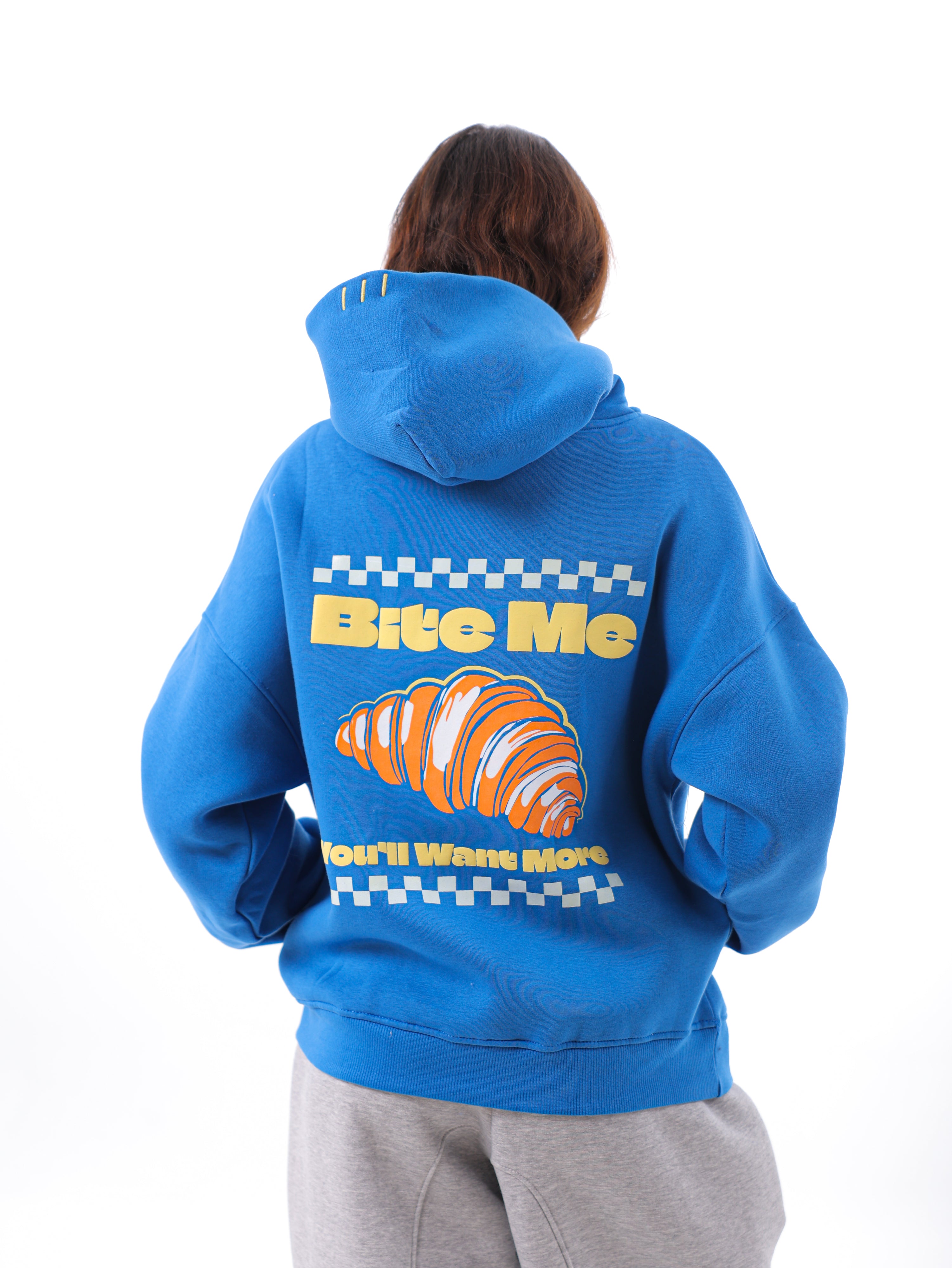 Bite Me Boxy Printed Hoodie