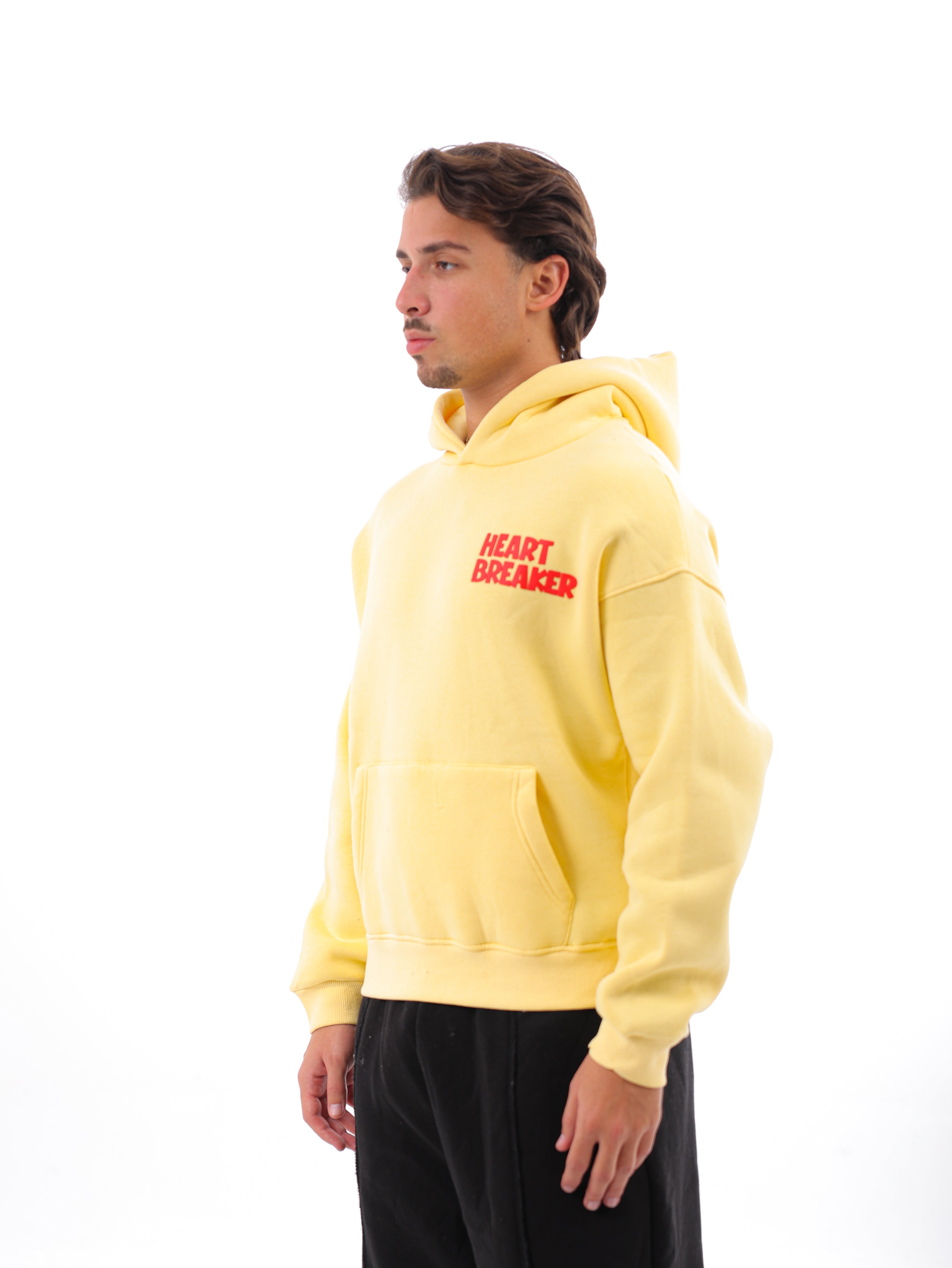 Heart Breaker Boxy Printed Hoodie