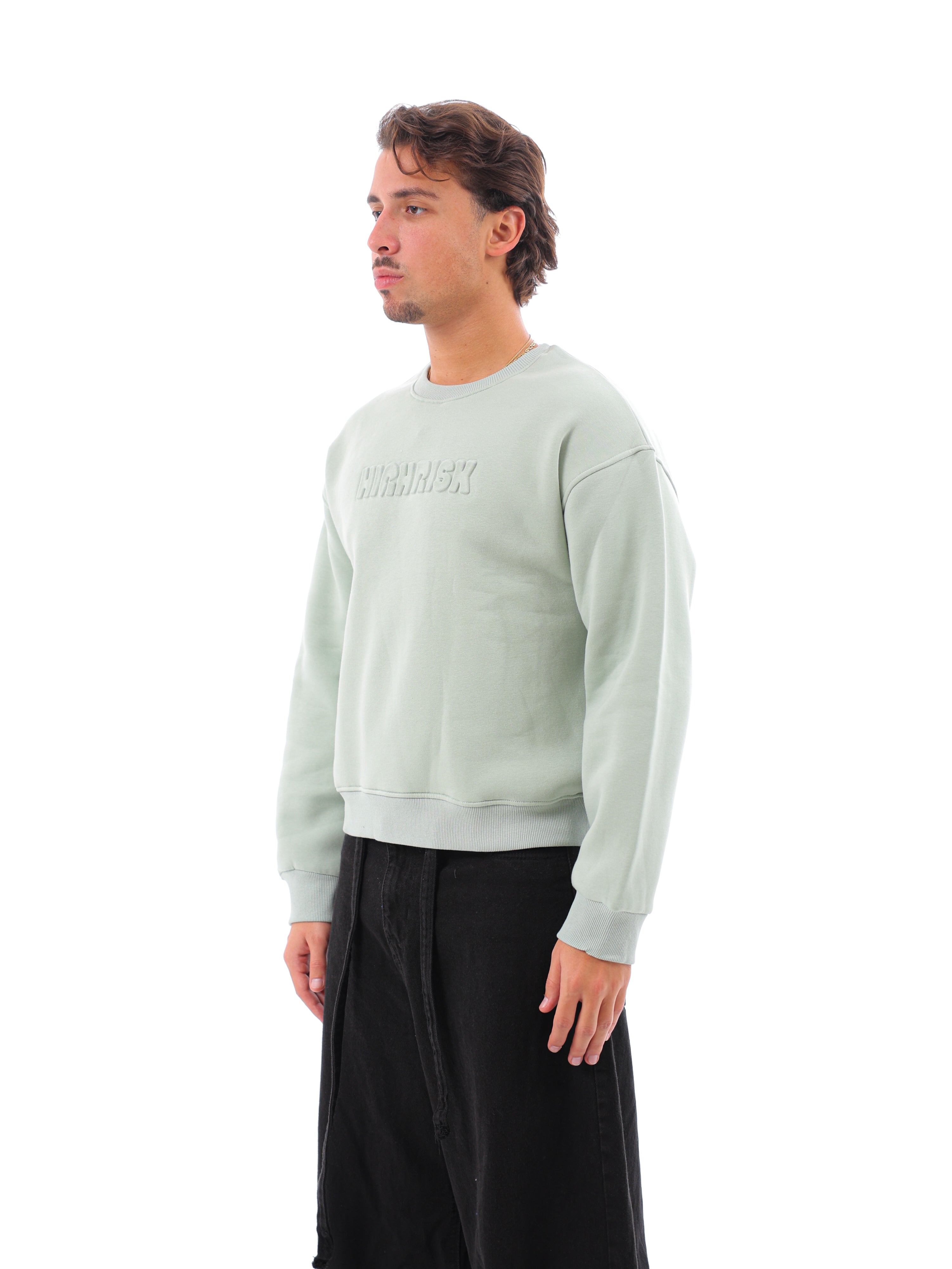 High Risk Oversized Printed Sweatshirt