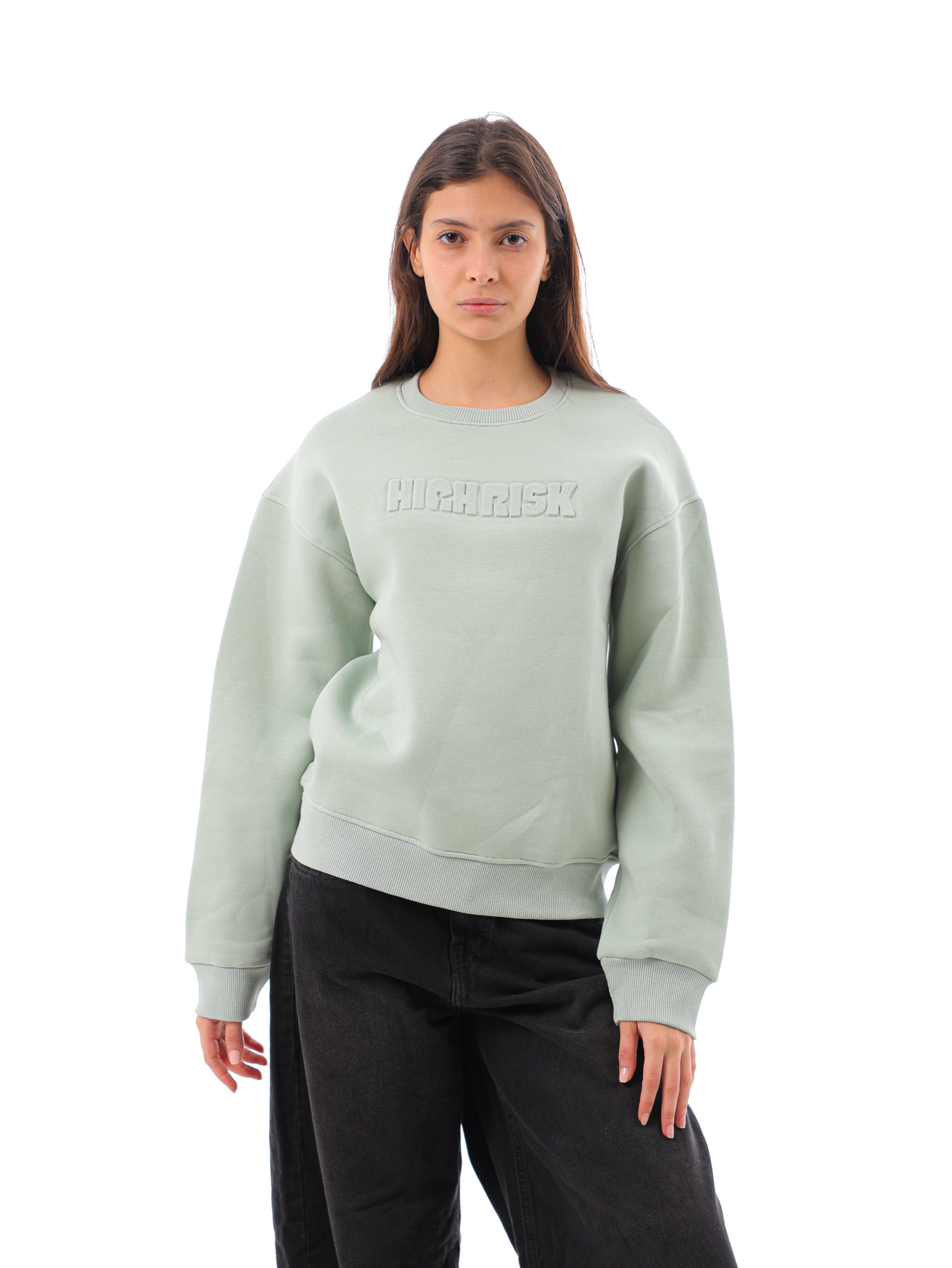 High Risk Oversized Printed Sweatshirt