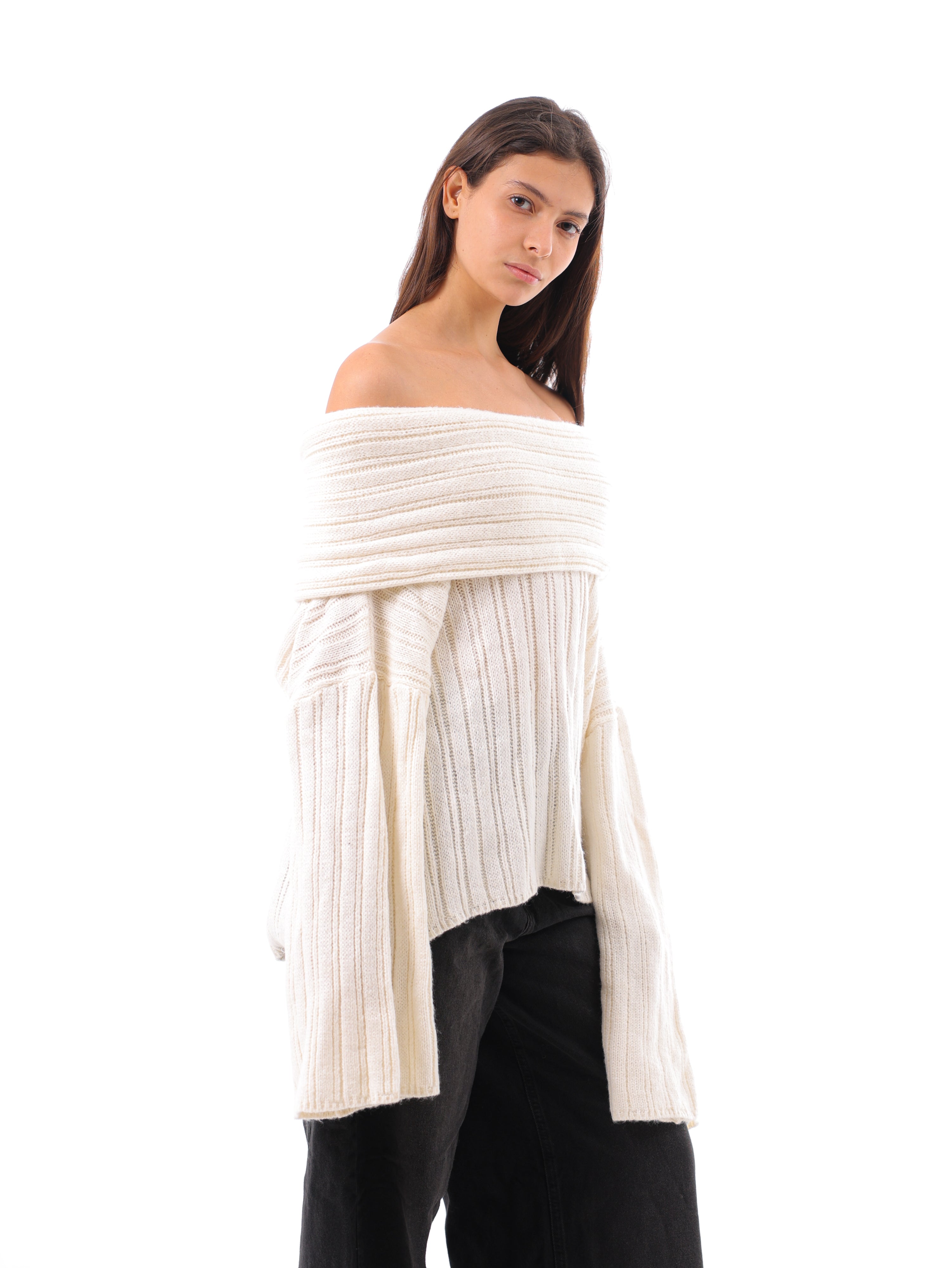 Off Shoulder Pullover