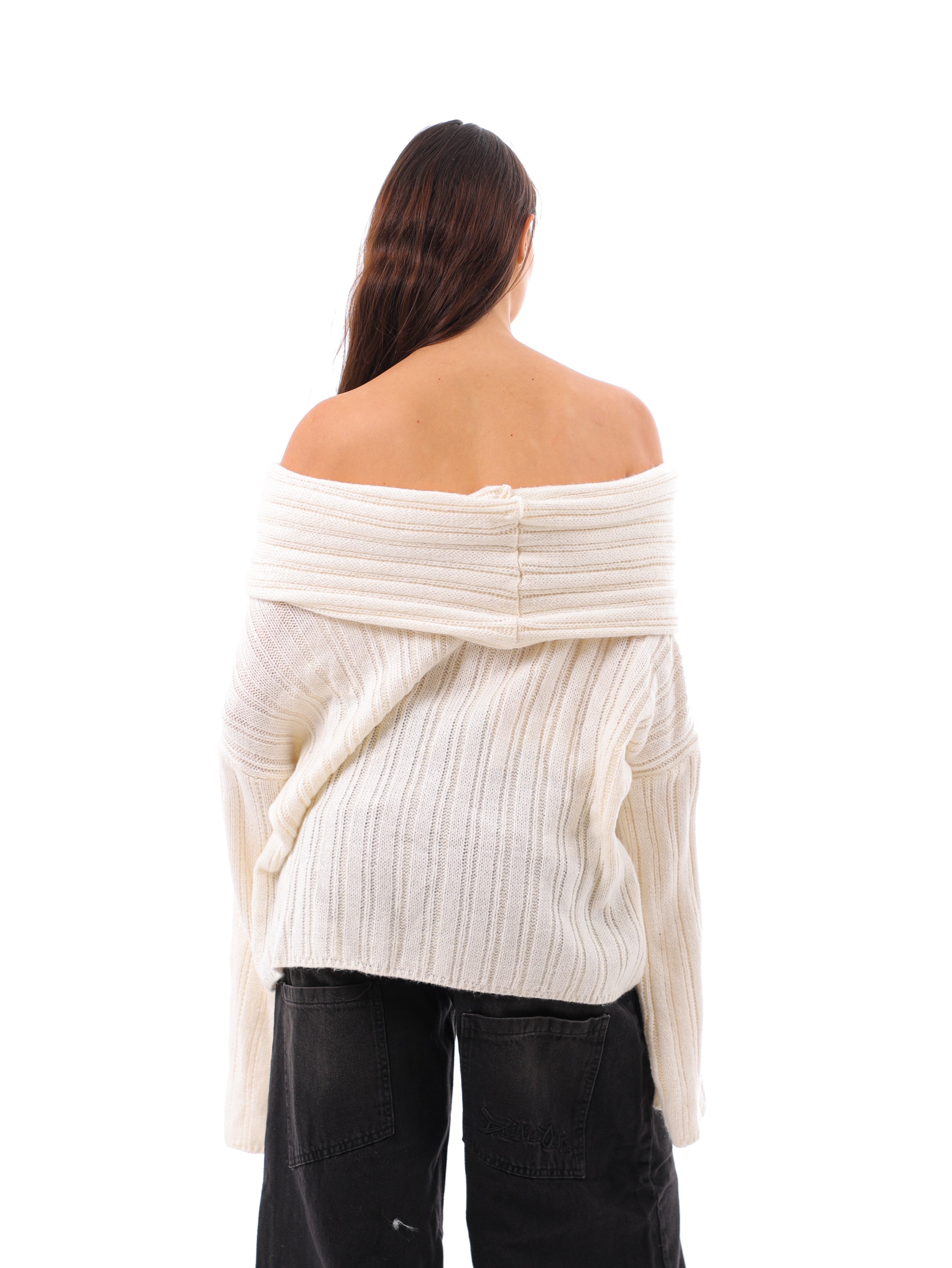 Off Shoulder Pullover
