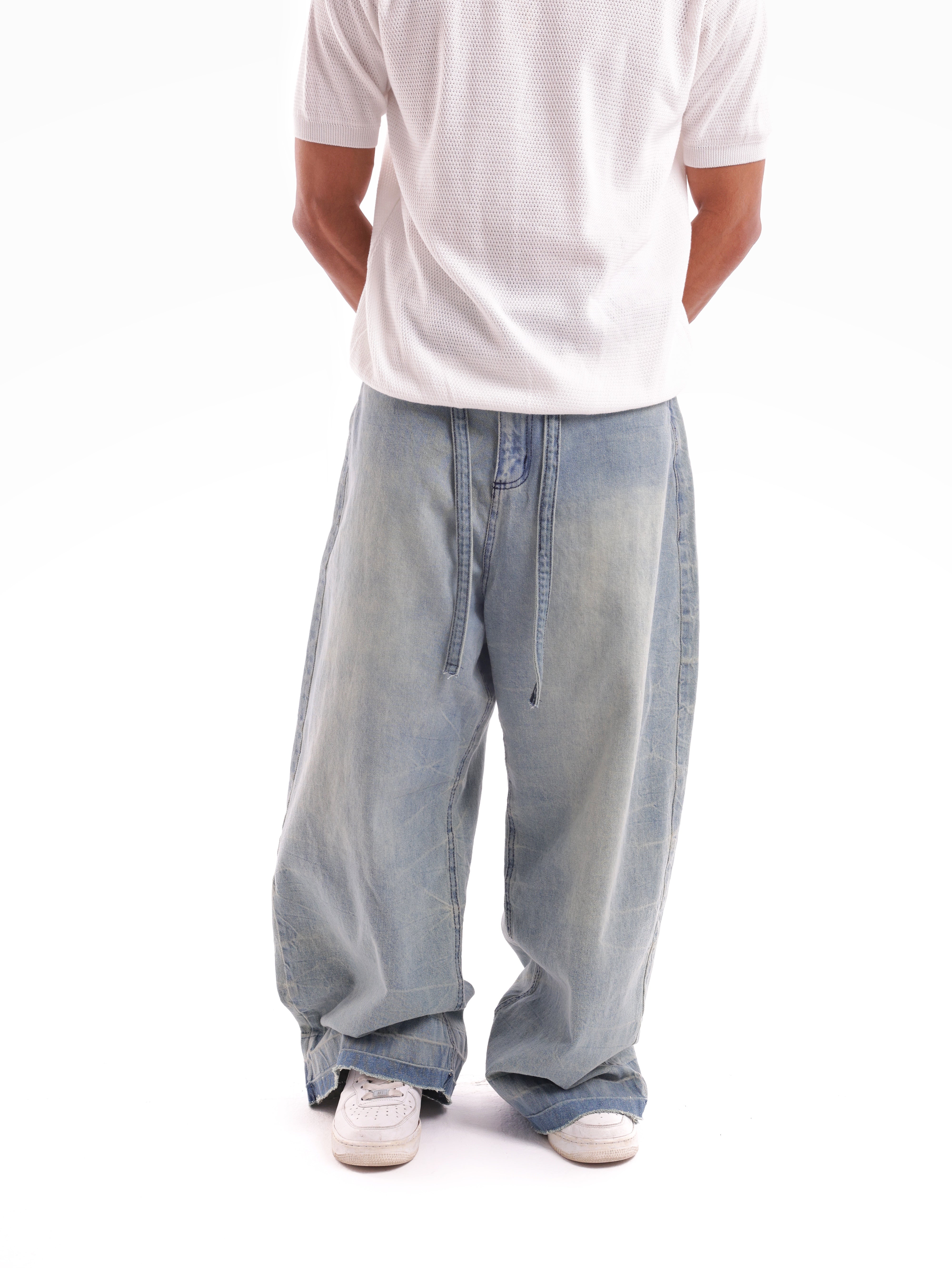 Zip-Tie Super Baggy Denim