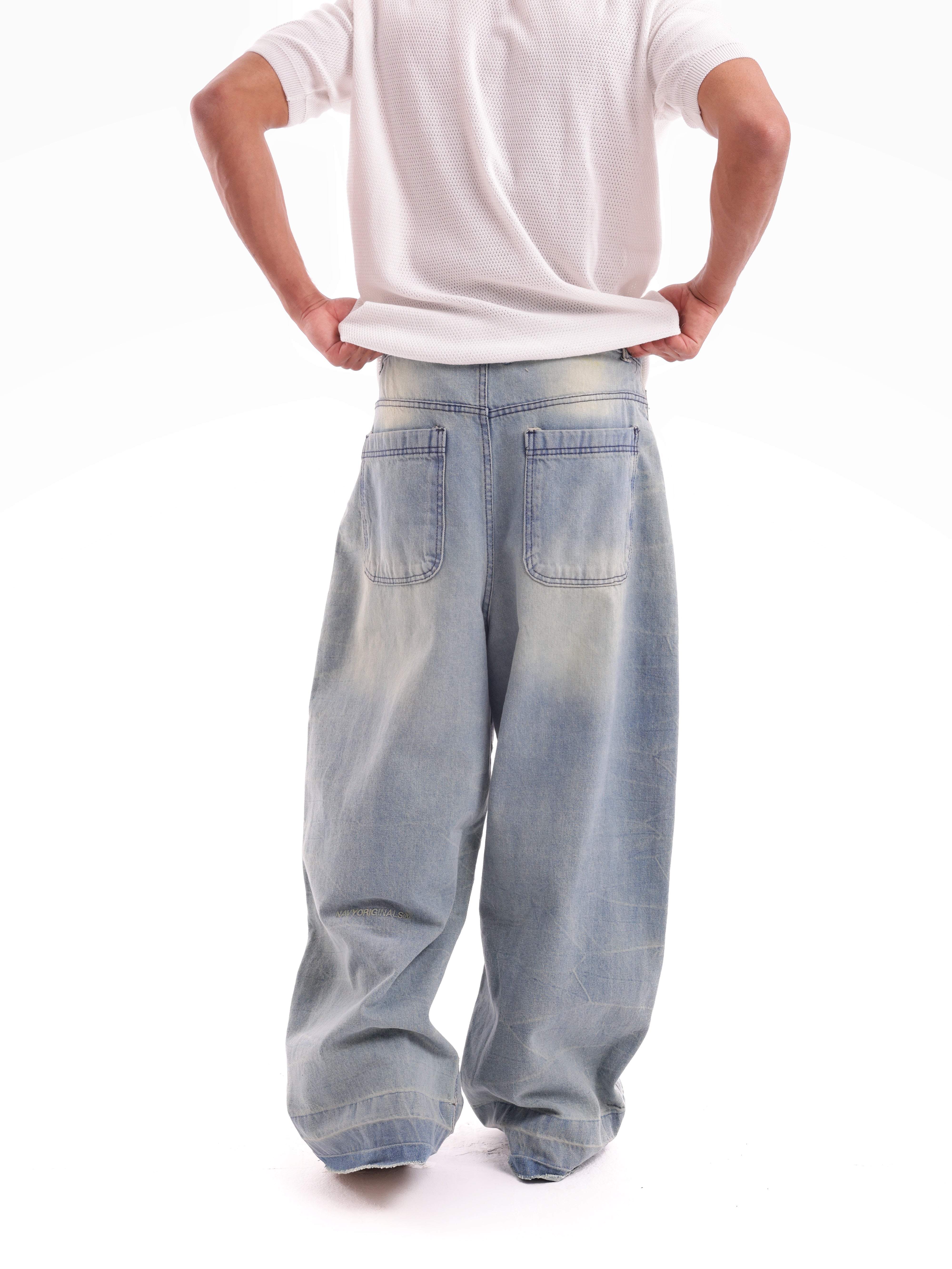 Zip-Tie Super Baggy Denim