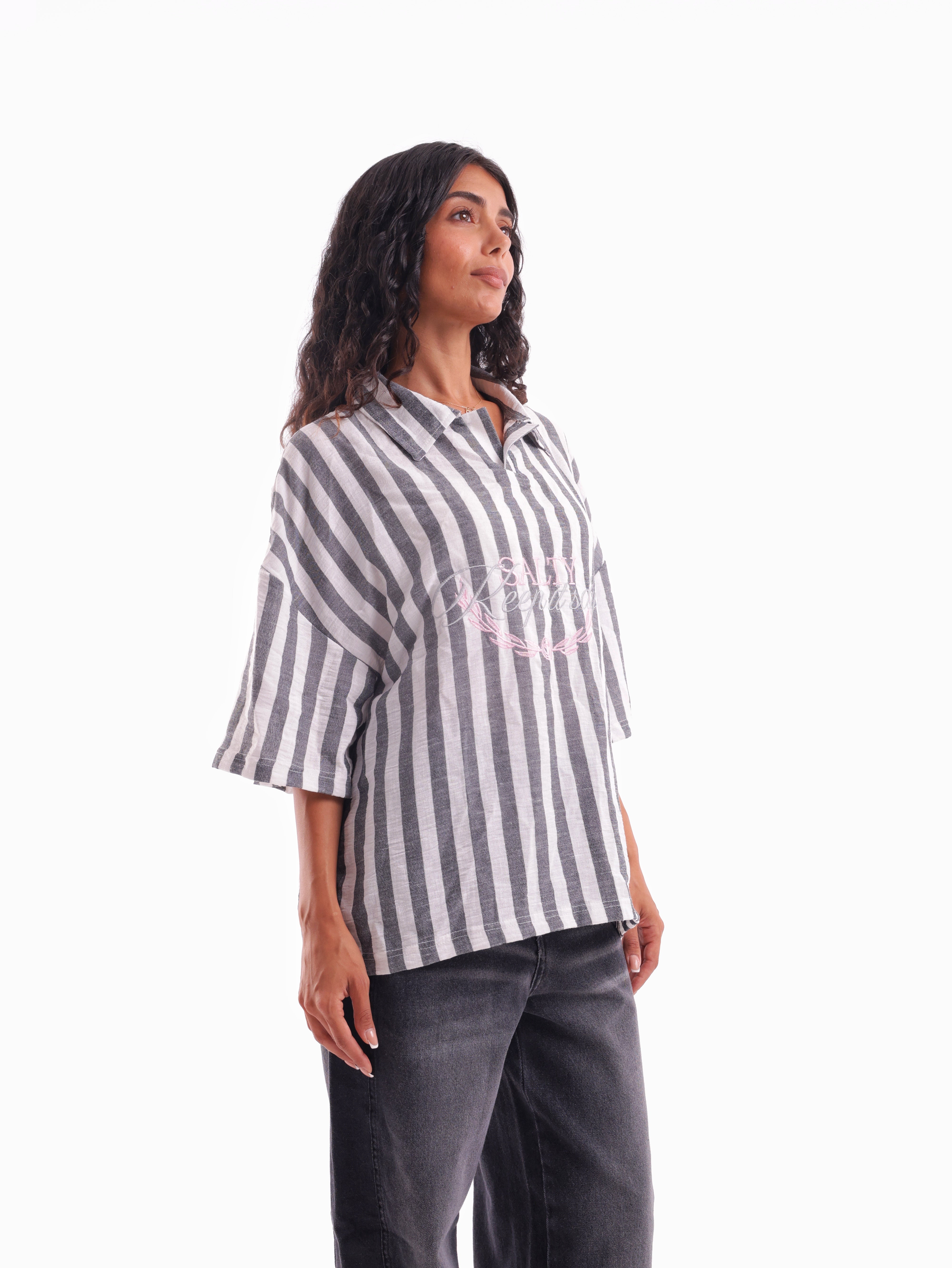 Keep It Salty Linen Polo