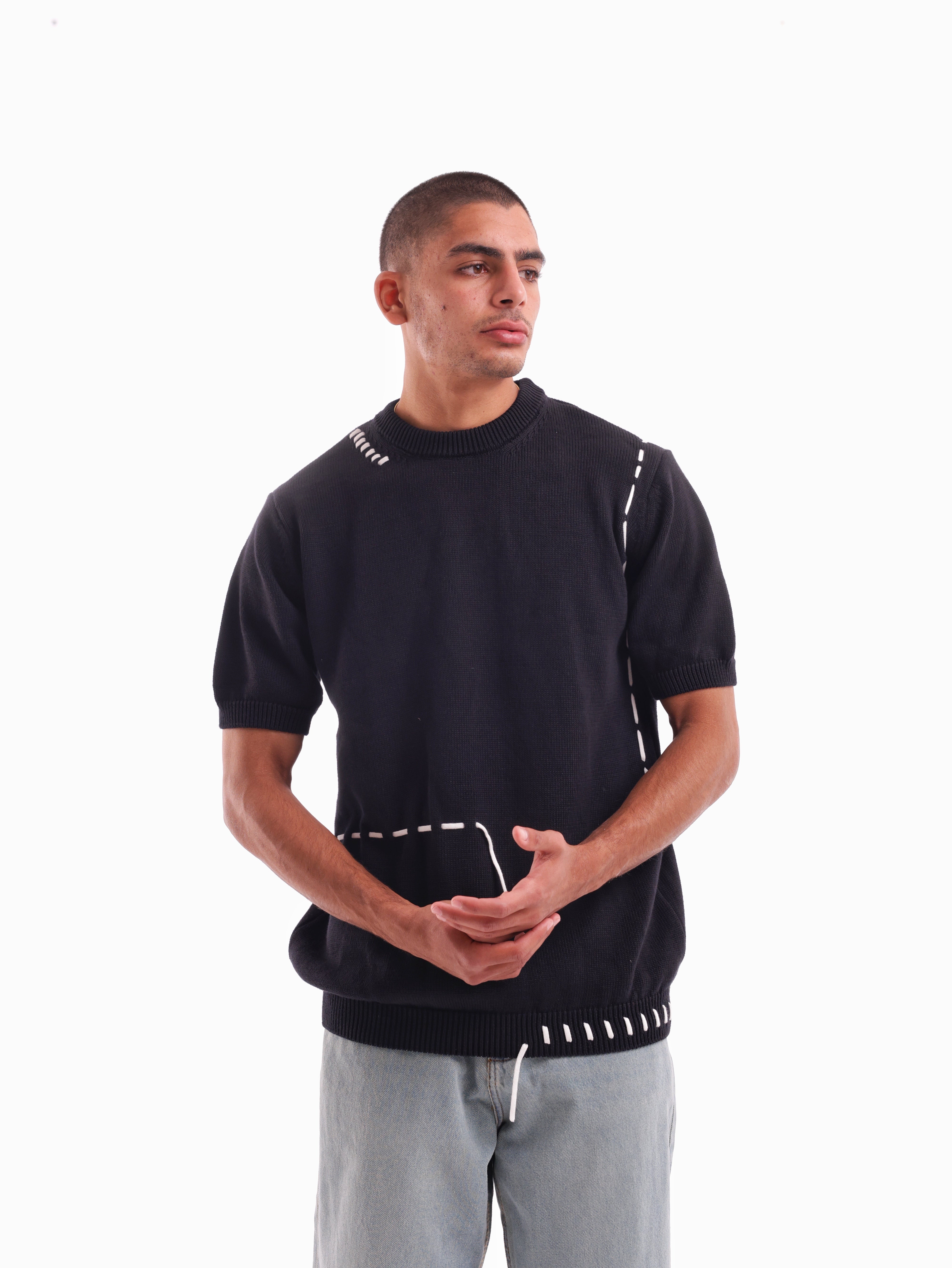 Round Knitted T-Shirt