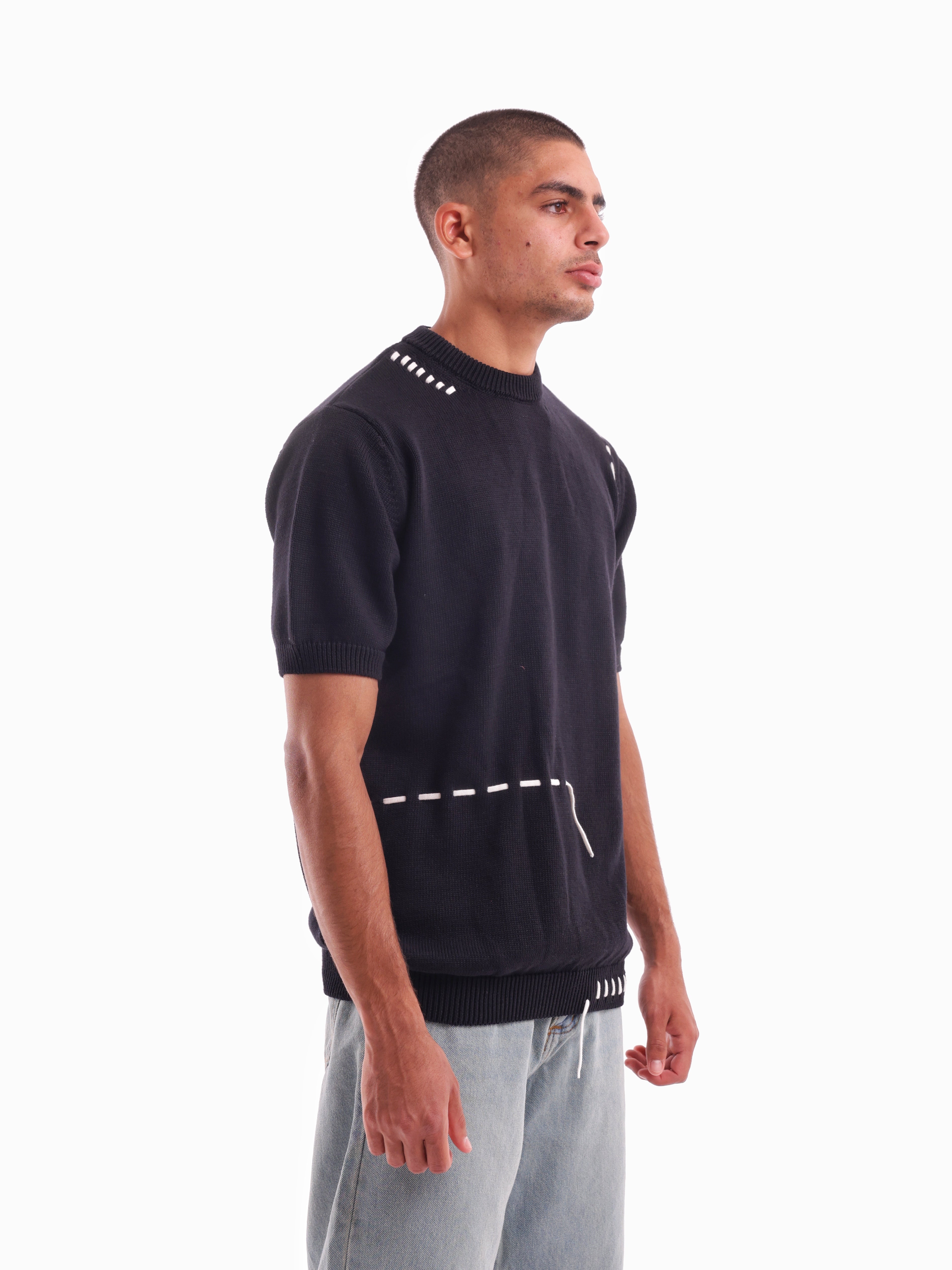 Round Knitted T-Shirt
