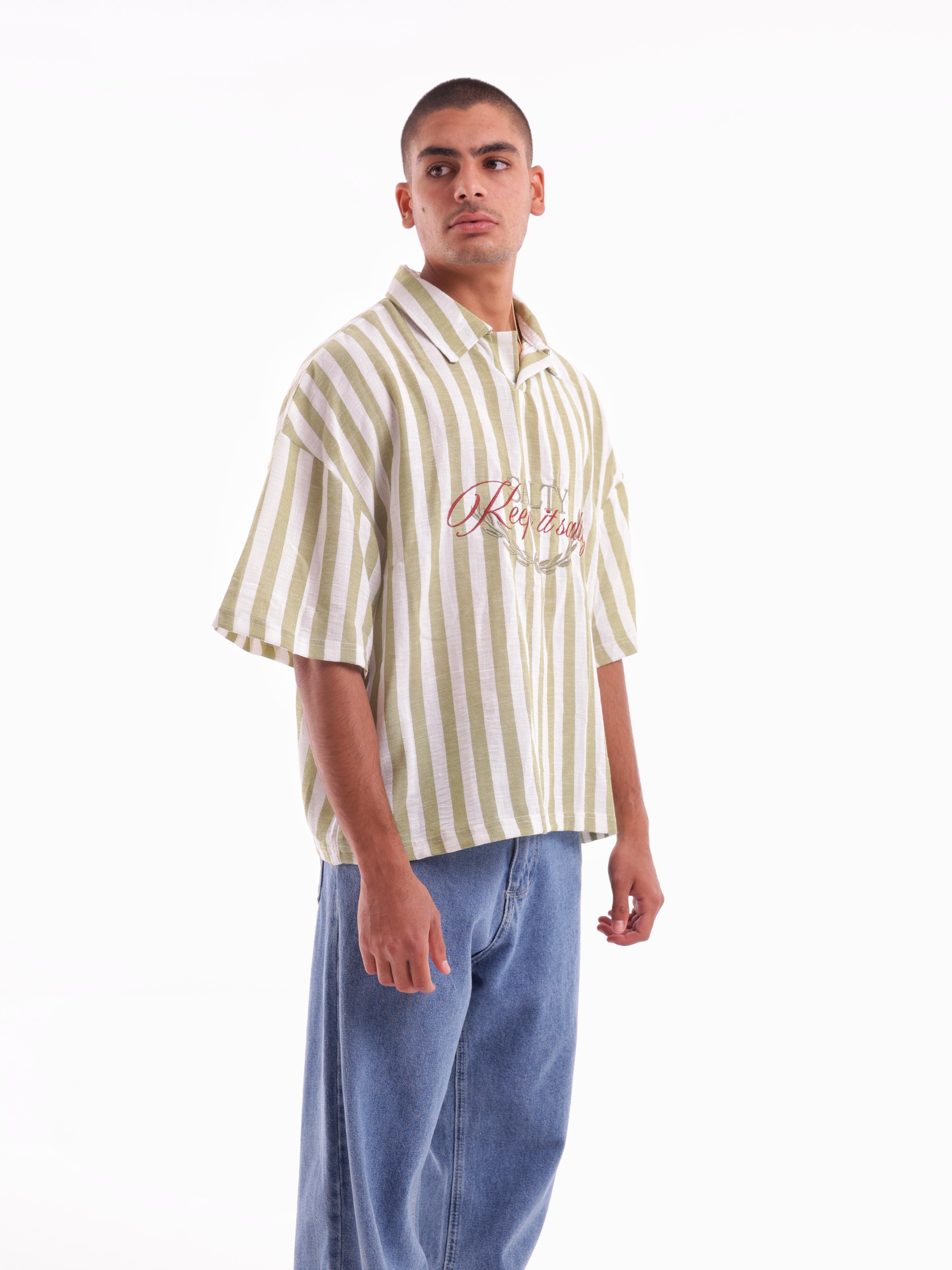 Keep It Salty Linen Polo