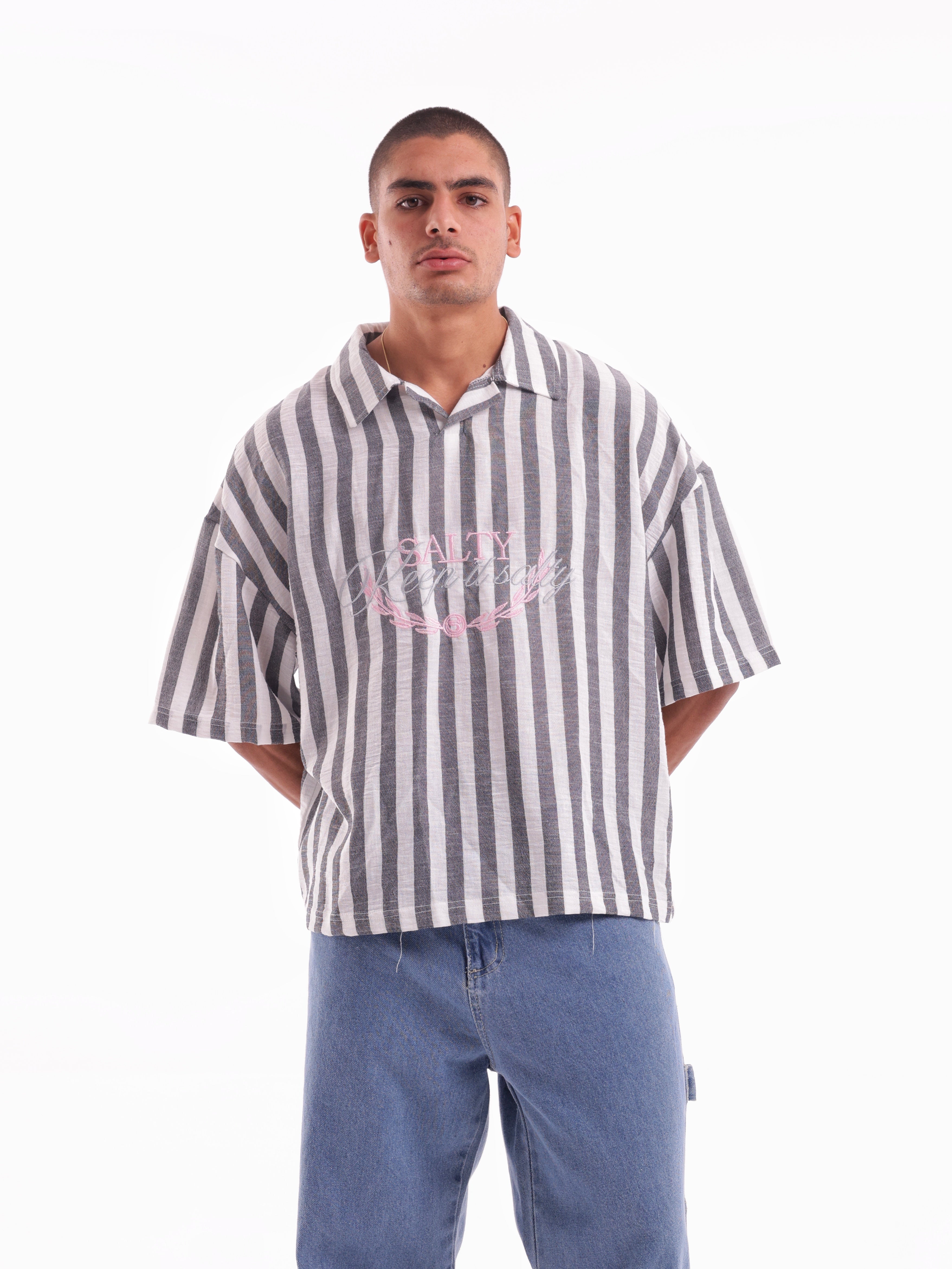 Keep It Salty Linen Polo