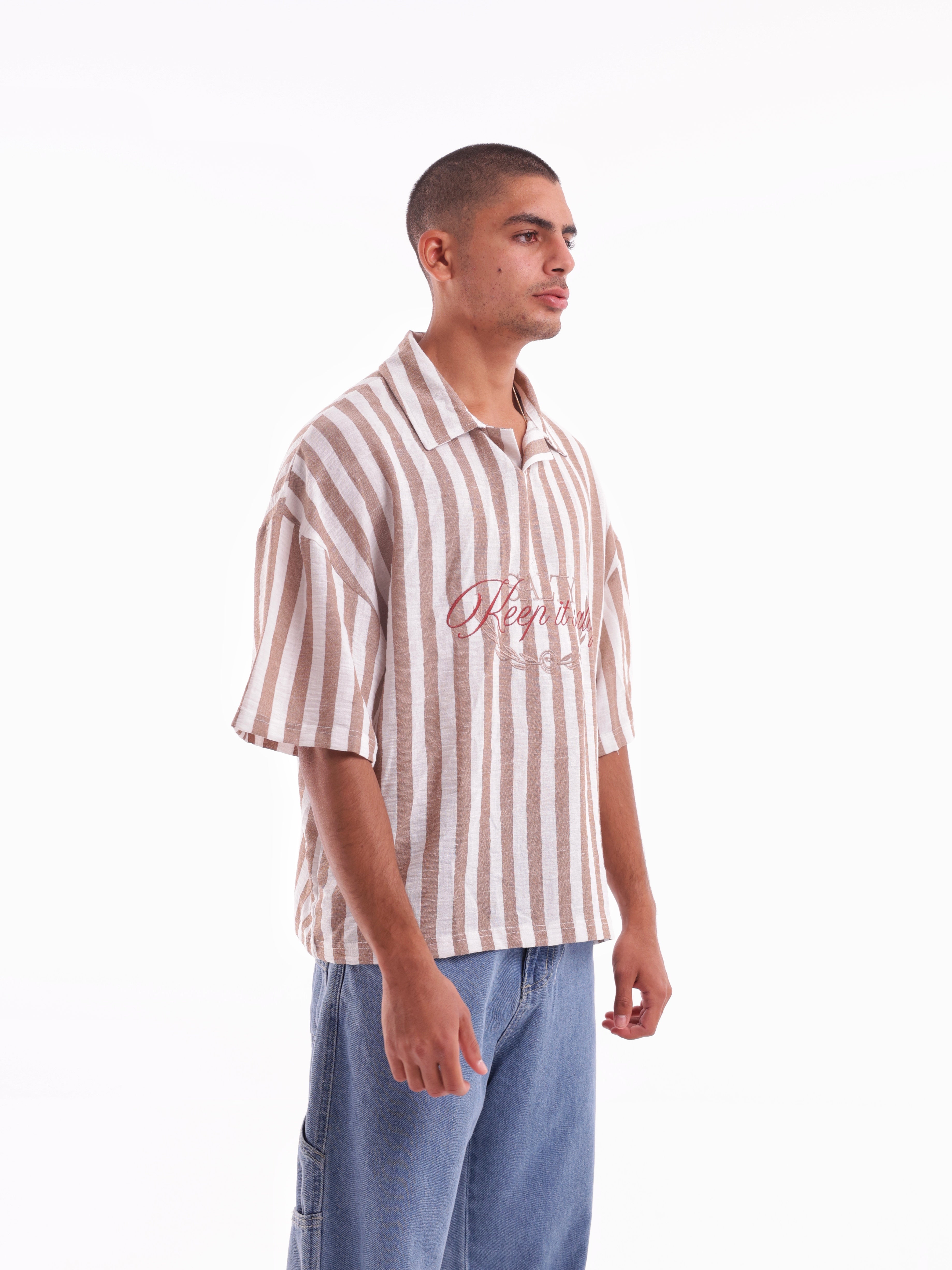 Keep It Salty Linen Polo