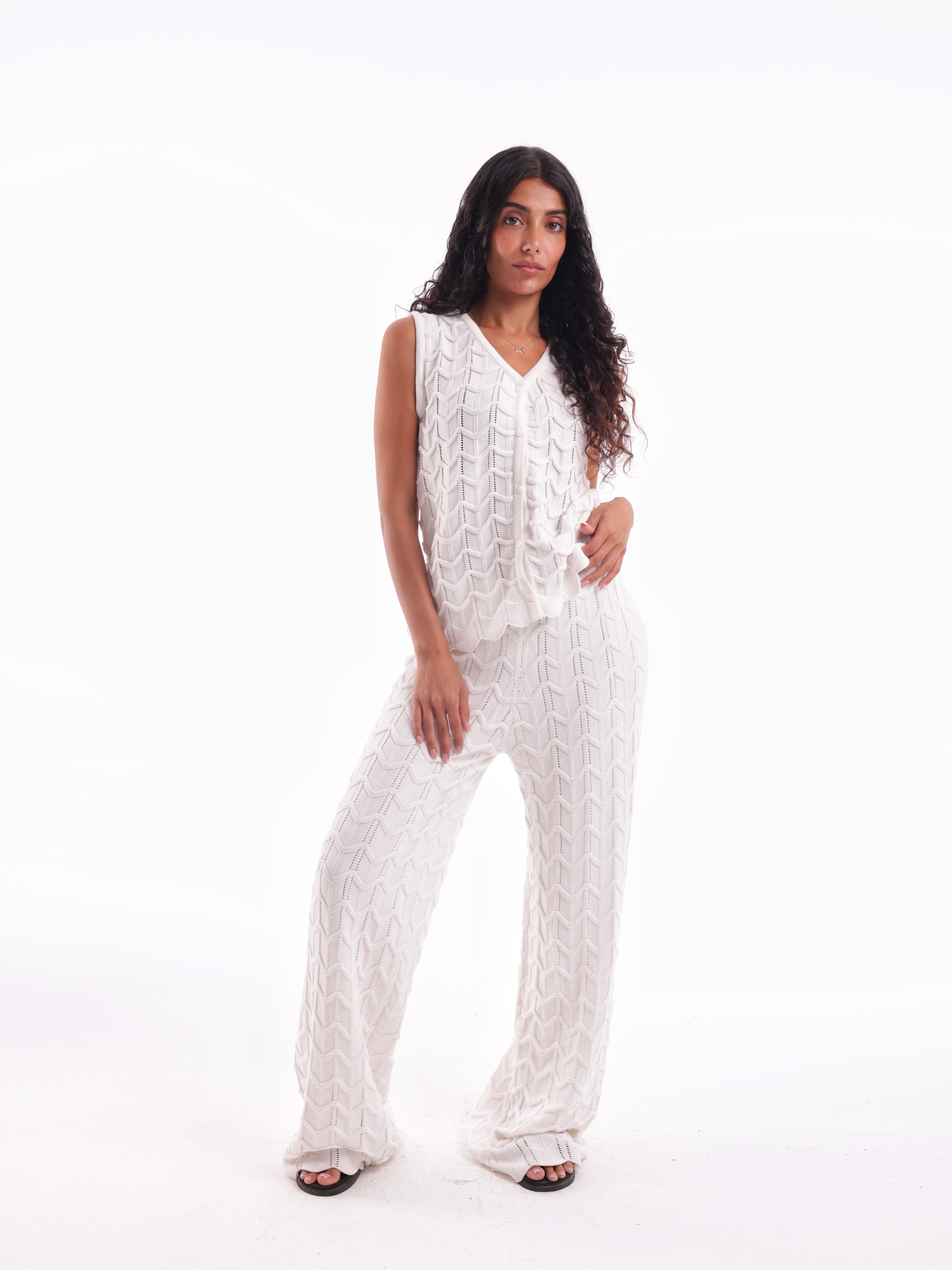 Knitted Vest Set