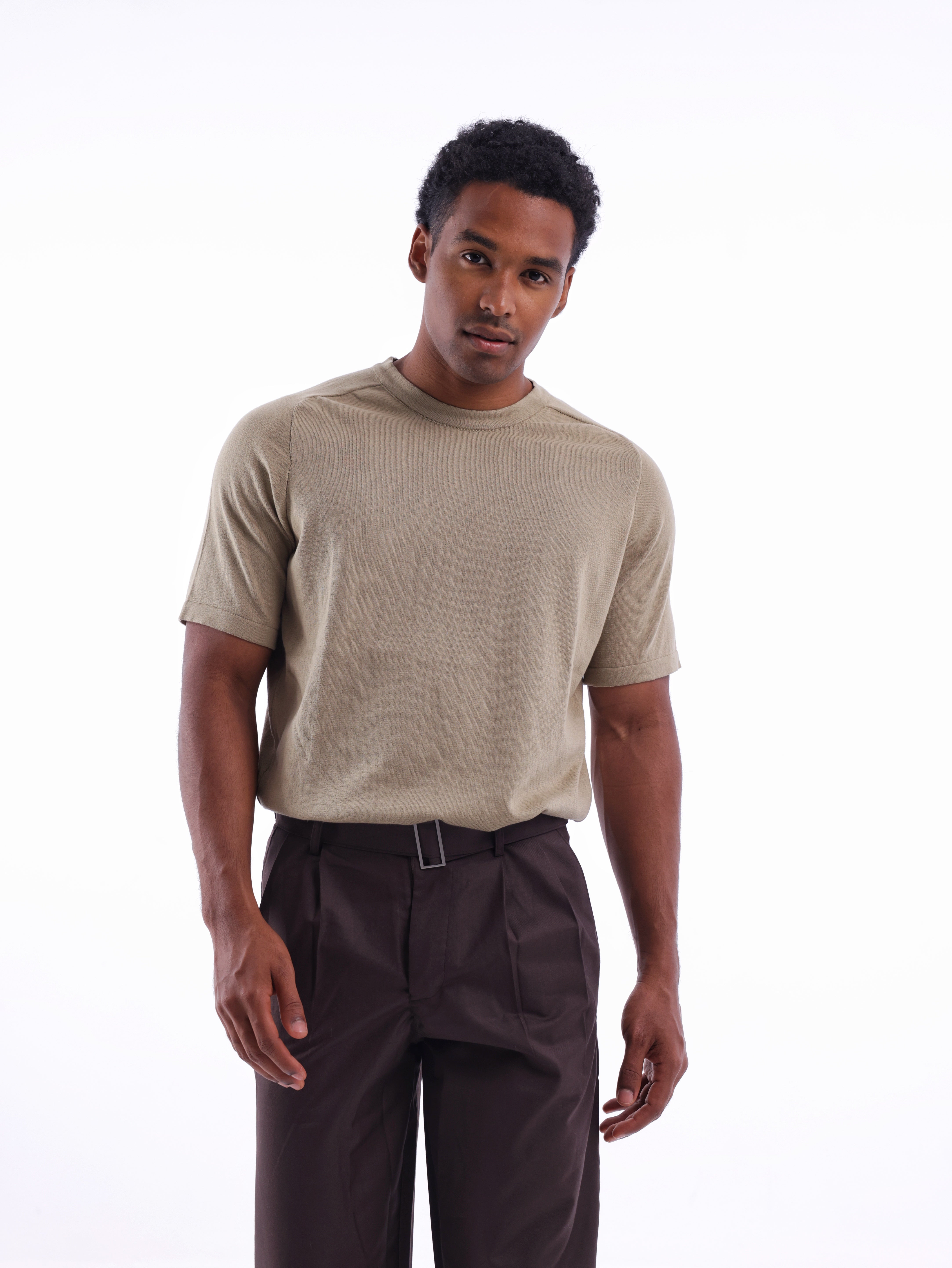 Basic Knit T-Shirt