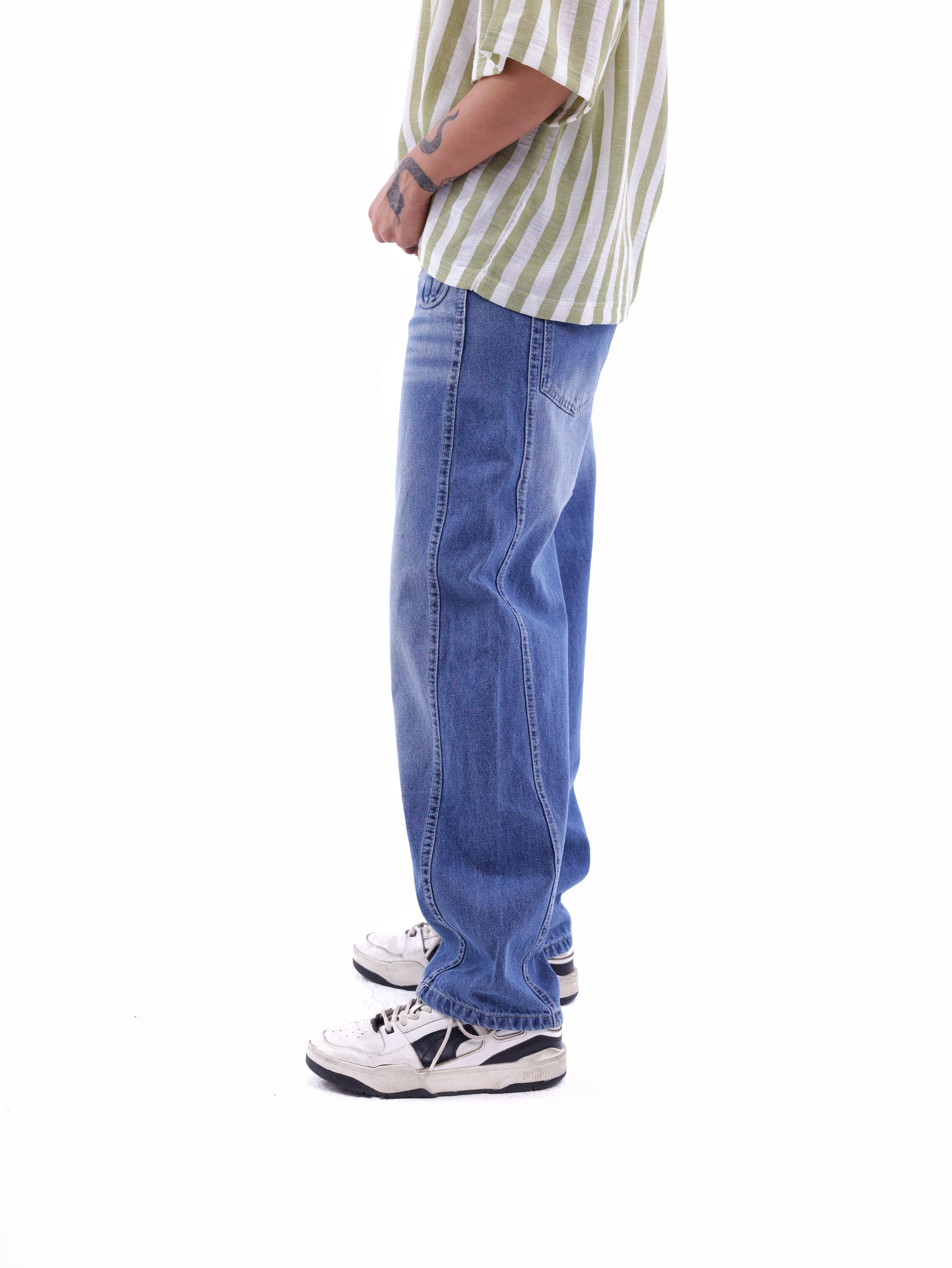 Vega Logo Blue Denim