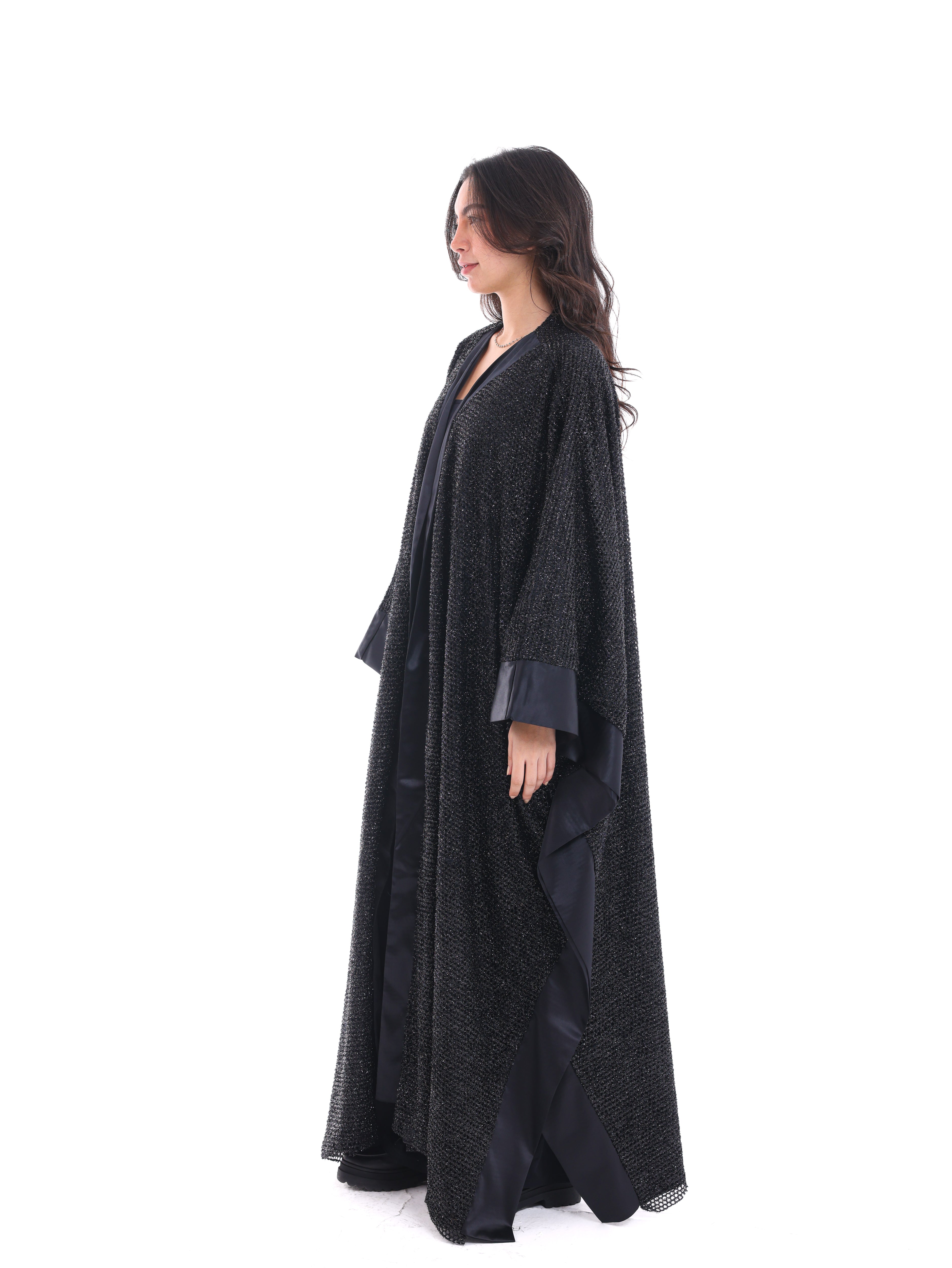 Midnight Layered Net Kaftan