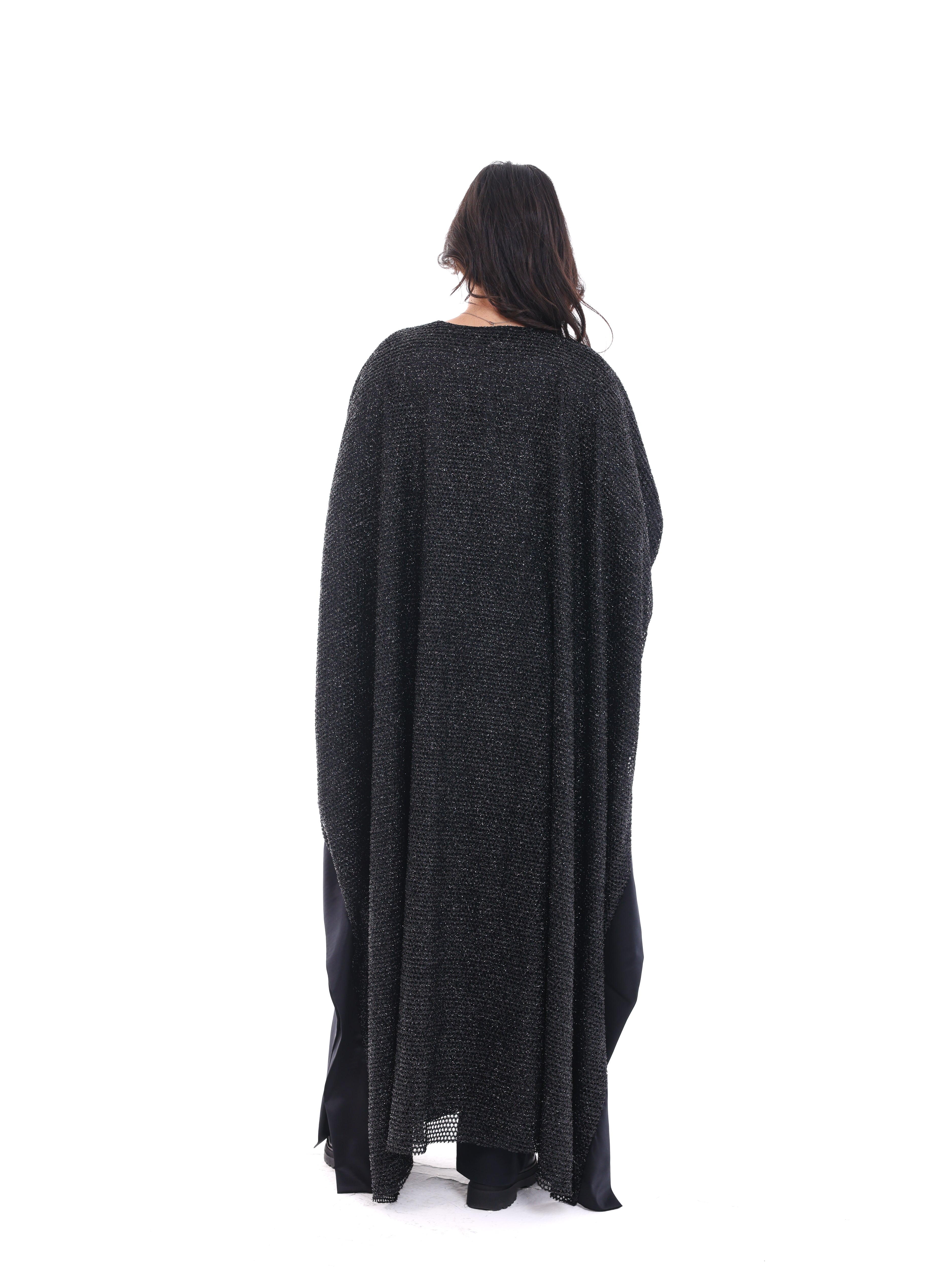 Midnight Layered Net Kaftan