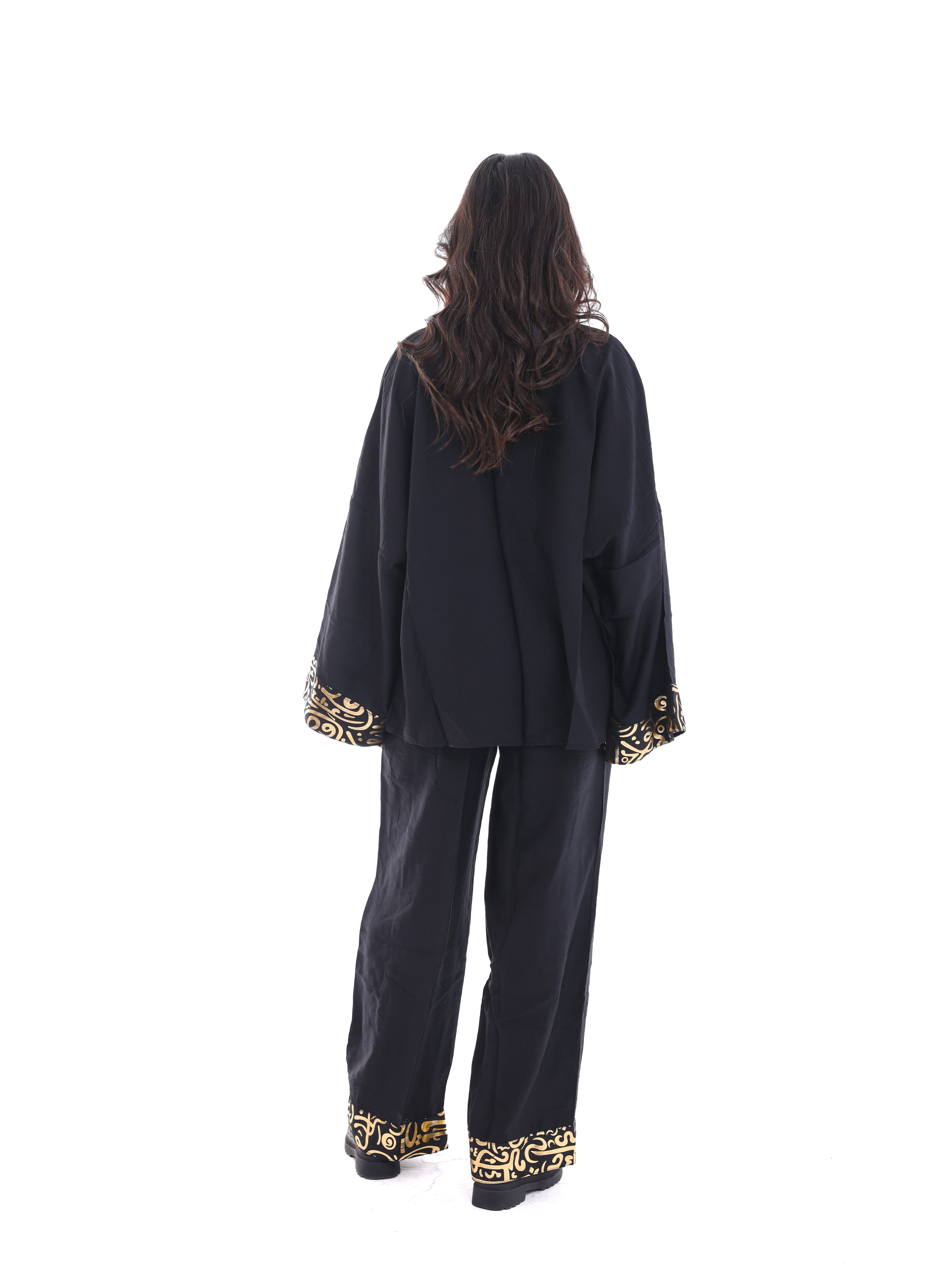 Golden Glow Kaftan Set