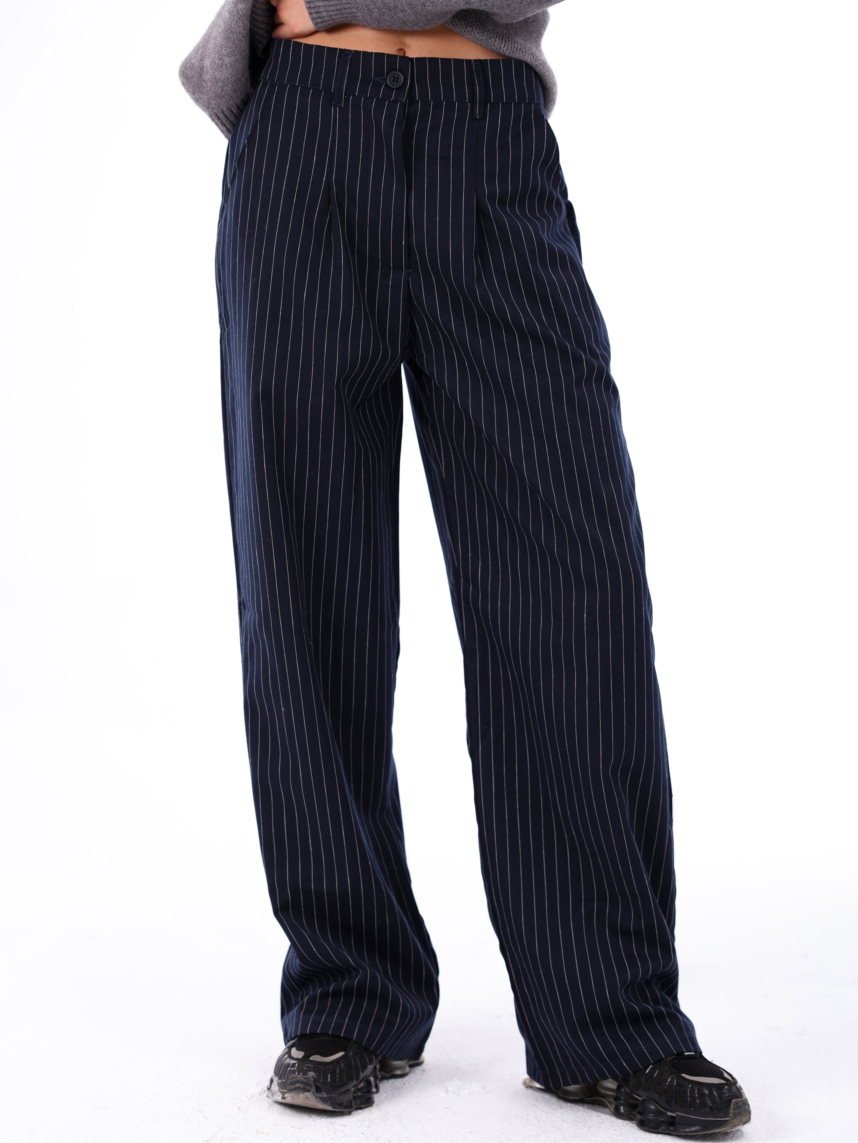 Pinstriped Pants