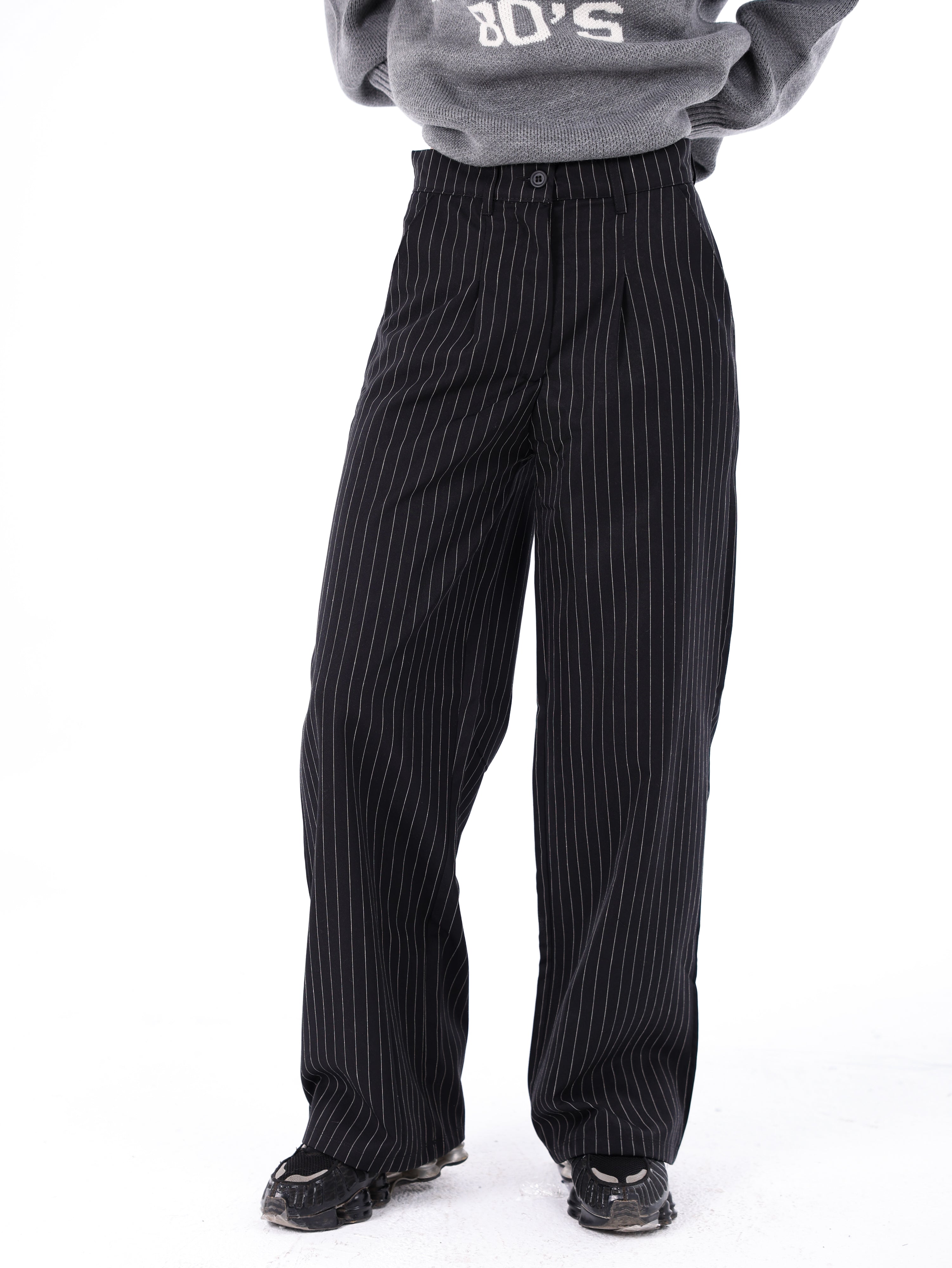 Pinstriped Pants