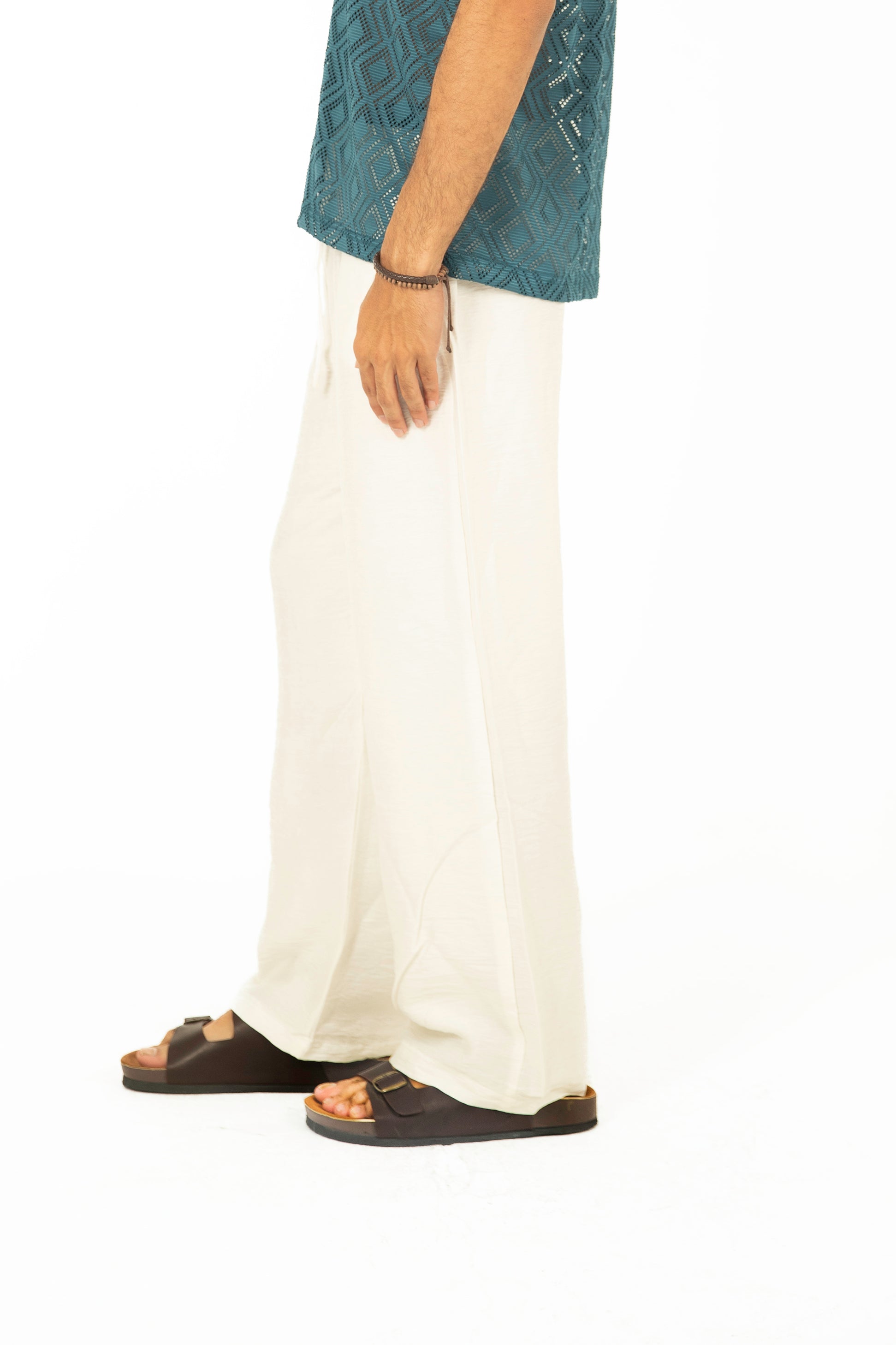 Linen Straight Trousers