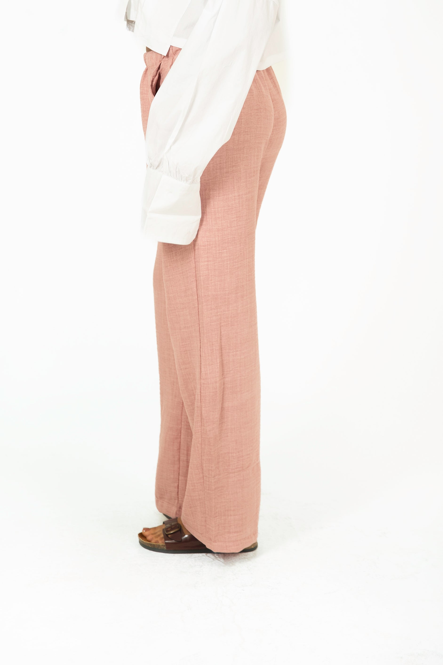 Linen Straight Trousers