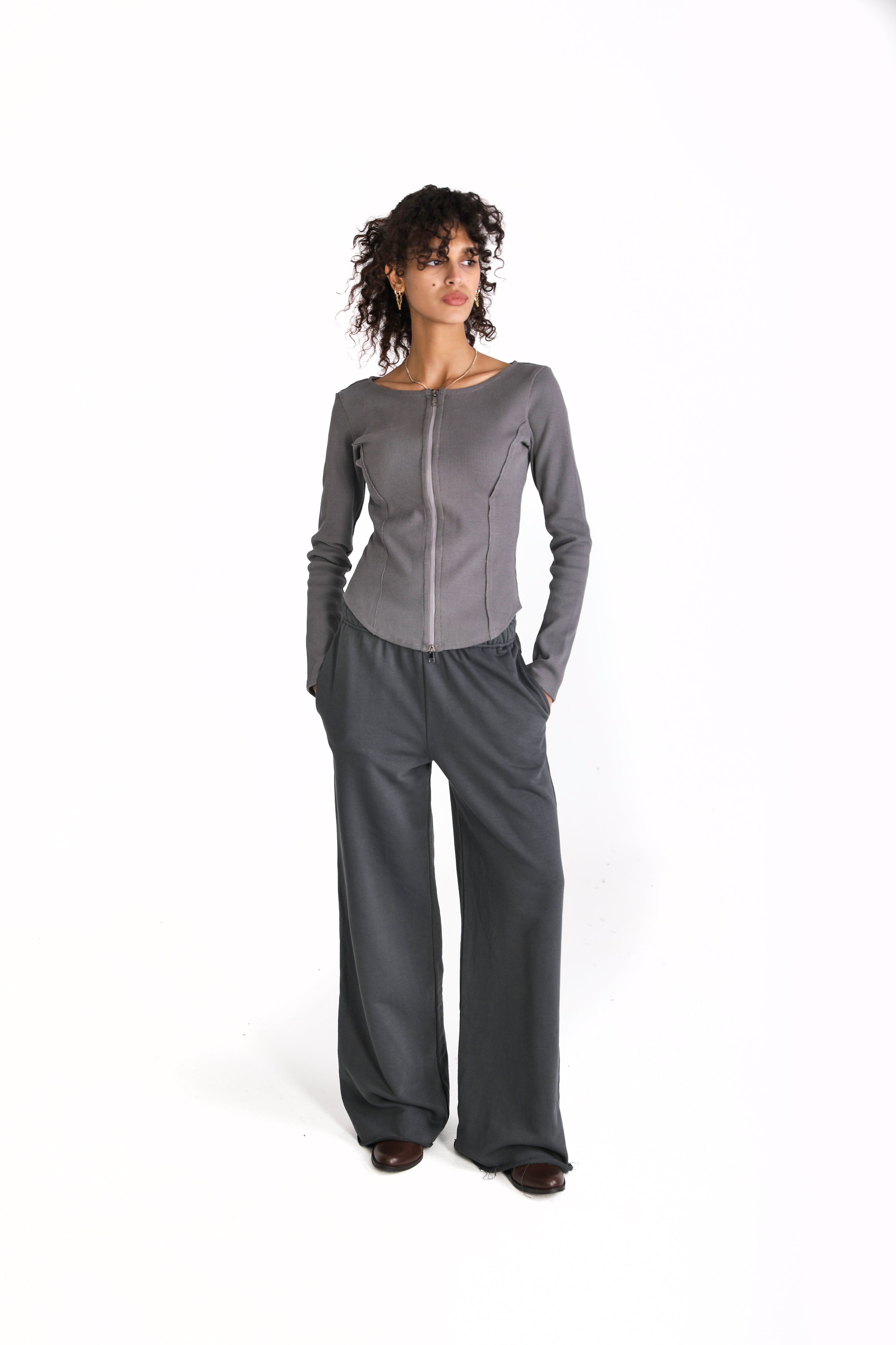 Double Zipper Top