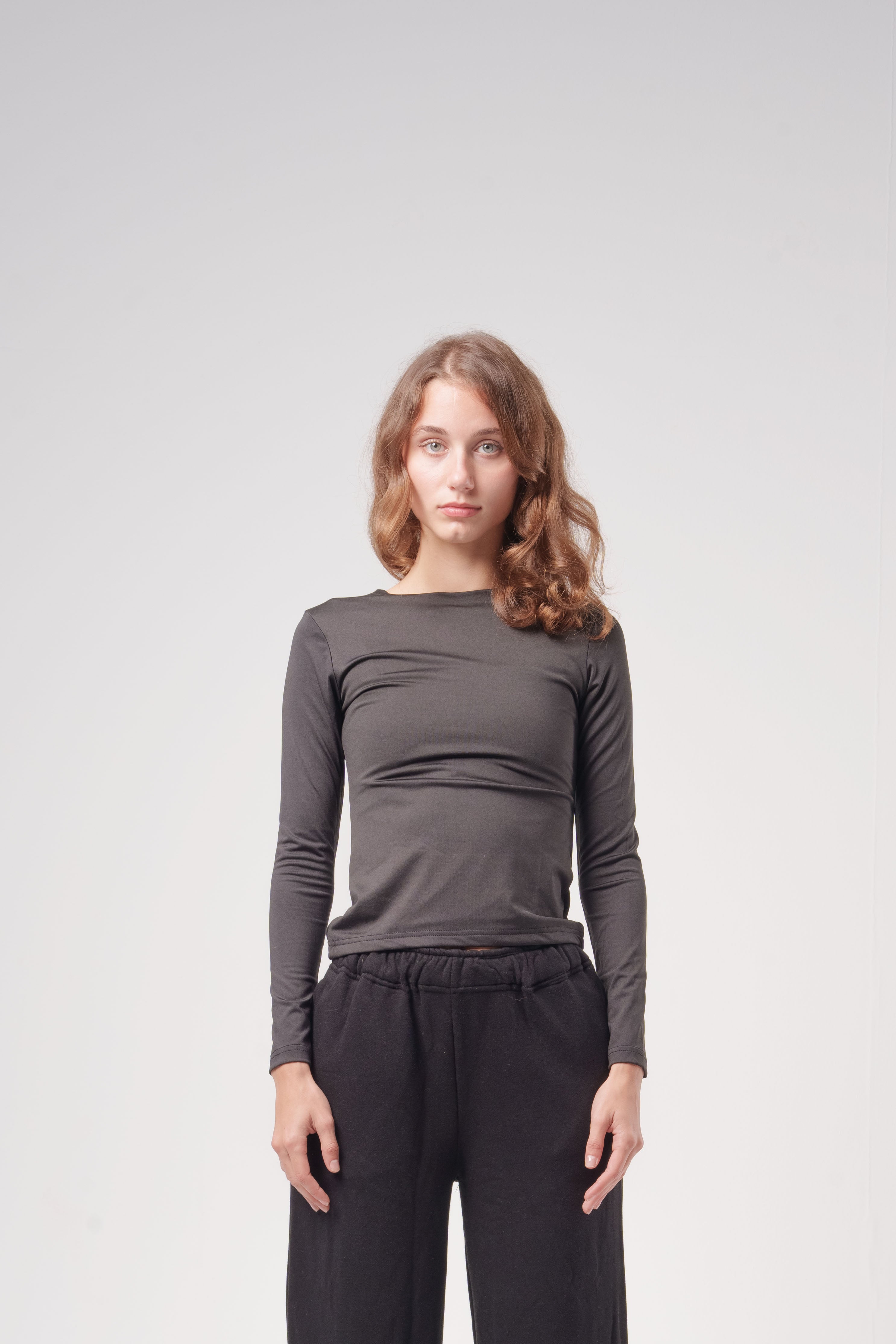 Long-Sleeve Crewneck Top