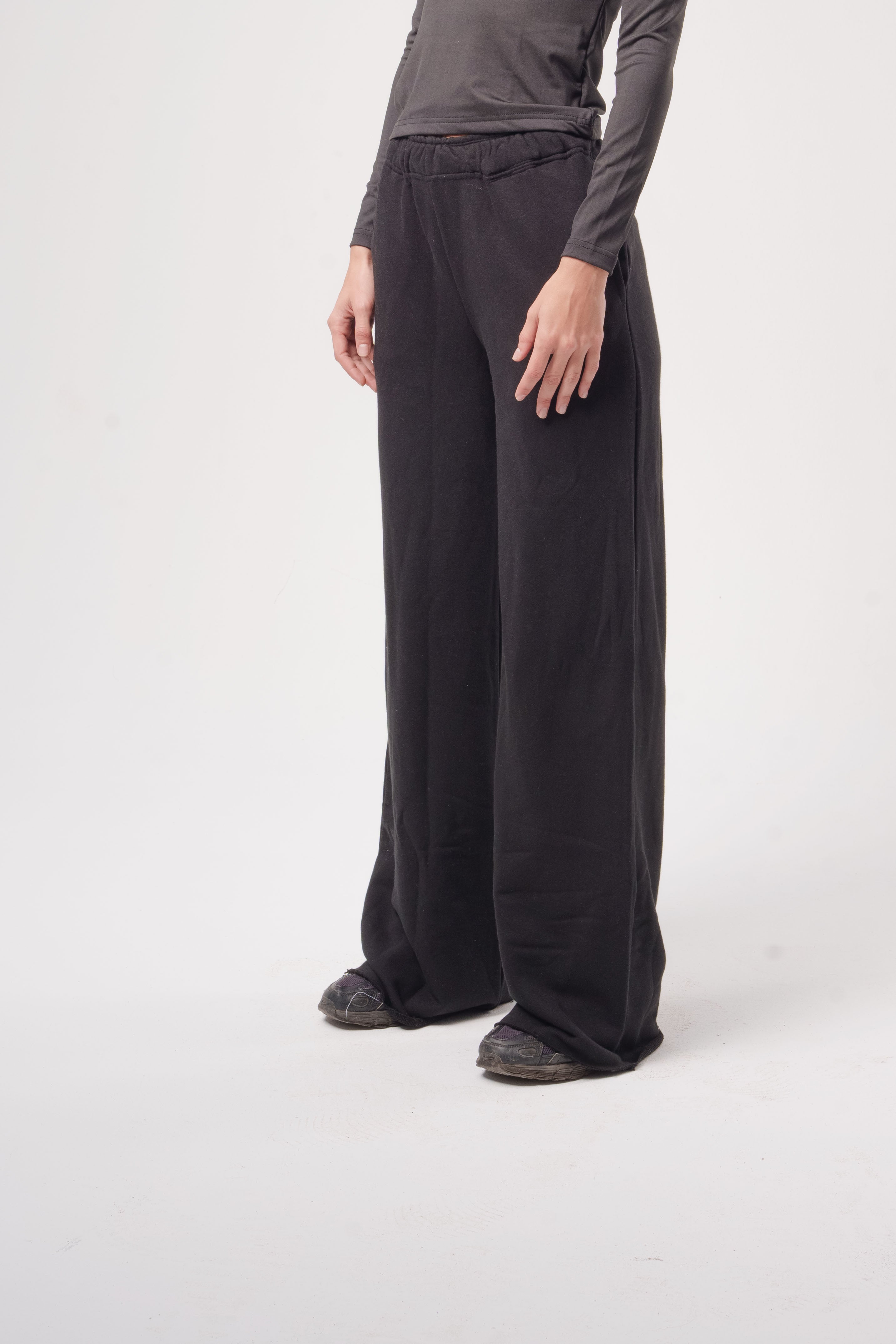 Wide-Leg Sweatpants