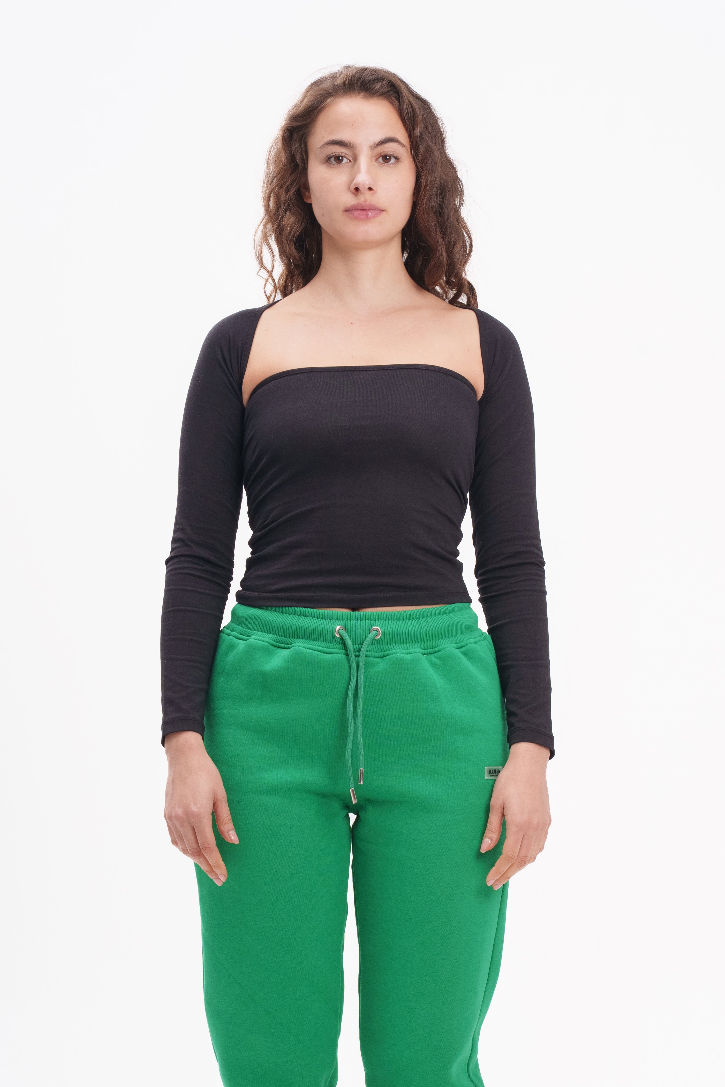 Long-Sleeve Twist Top