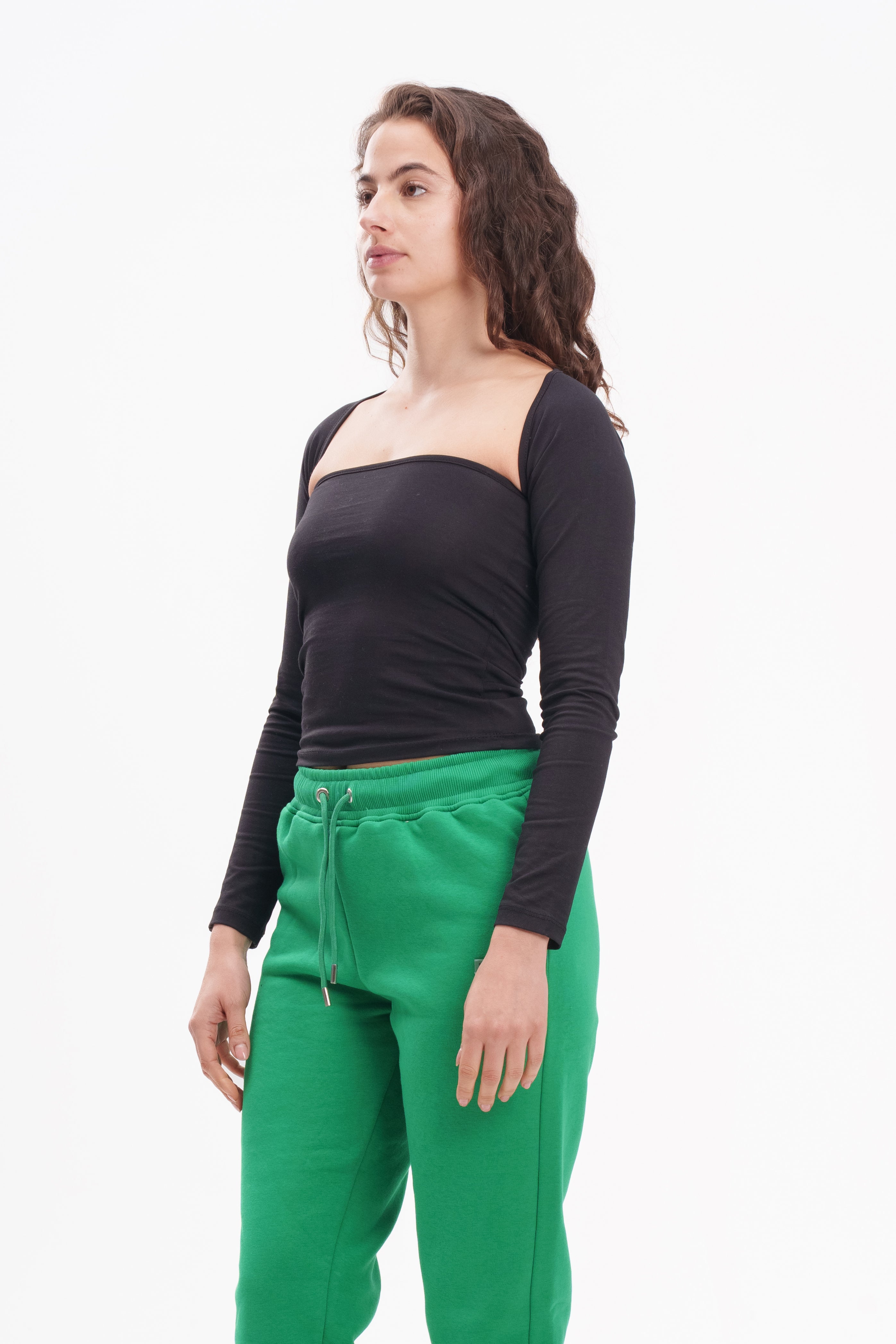 Long-Sleeve Twist Top