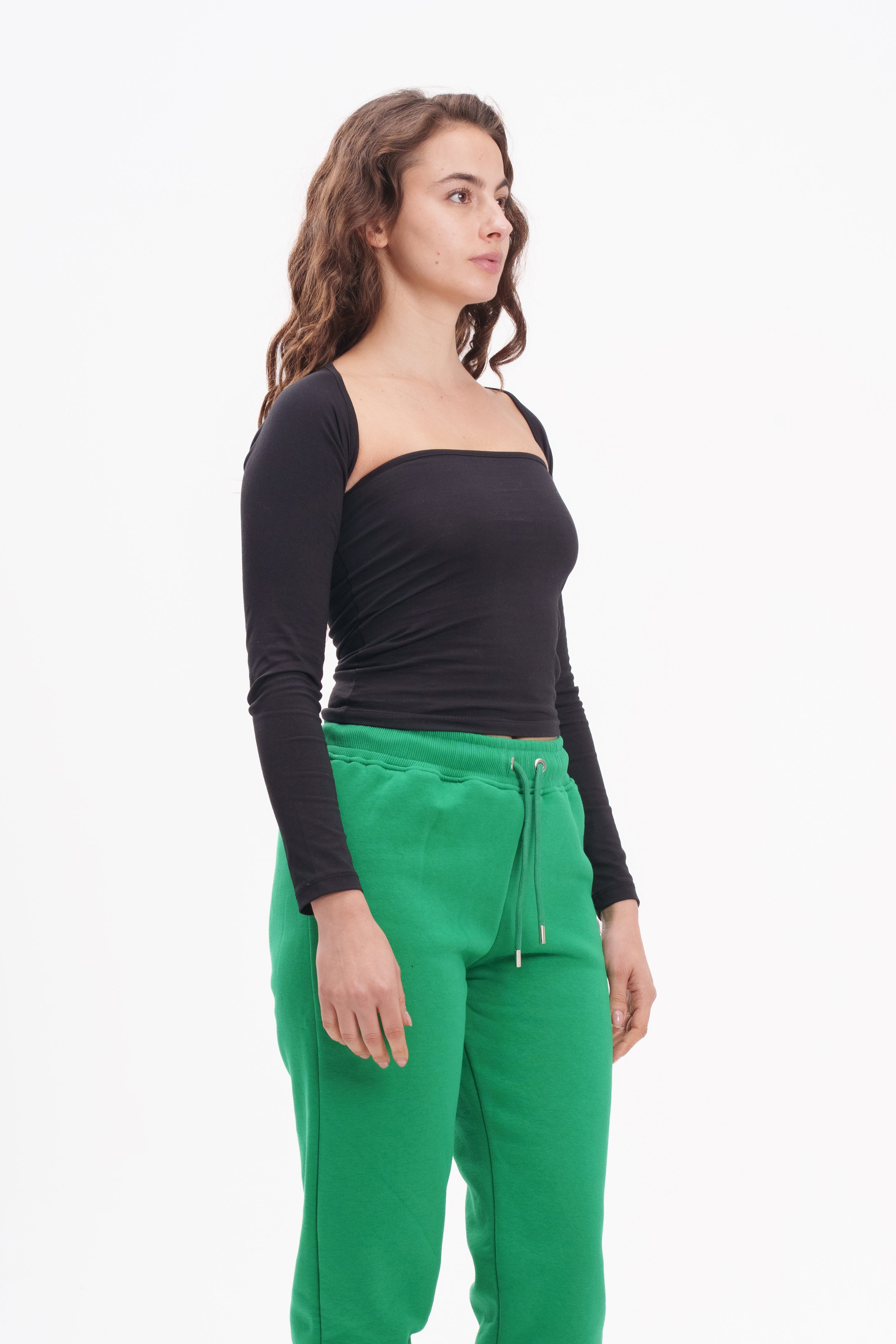 Long-Sleeve Twist Top